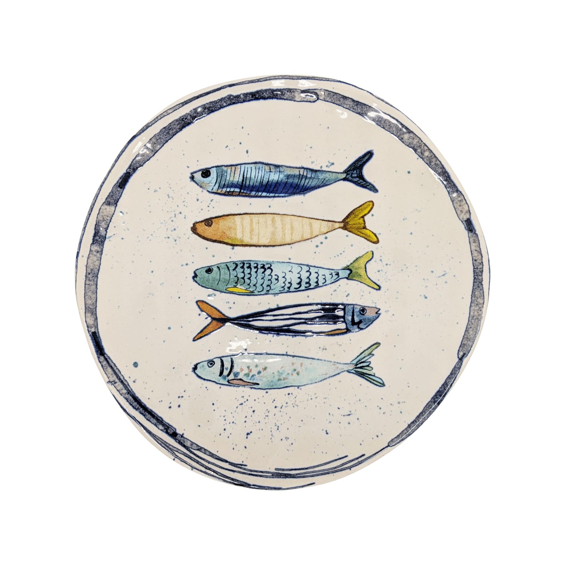 La Mediterránea - Plato de postre (20 cm, 6 piezas)