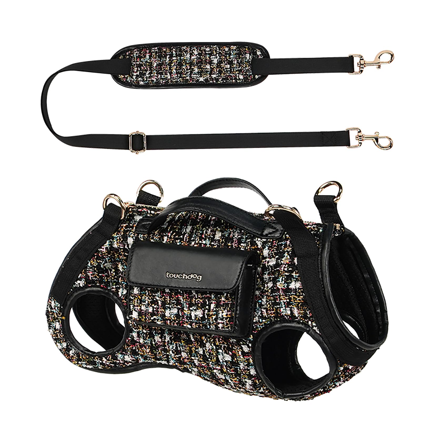 Hund Liftharnisch Hundeträger - mit weichem Polstergurt-Design für Hunde/Lichtgewichtig atmungsaktive Multifunktional, kann als Handtasche verwendet Werden
