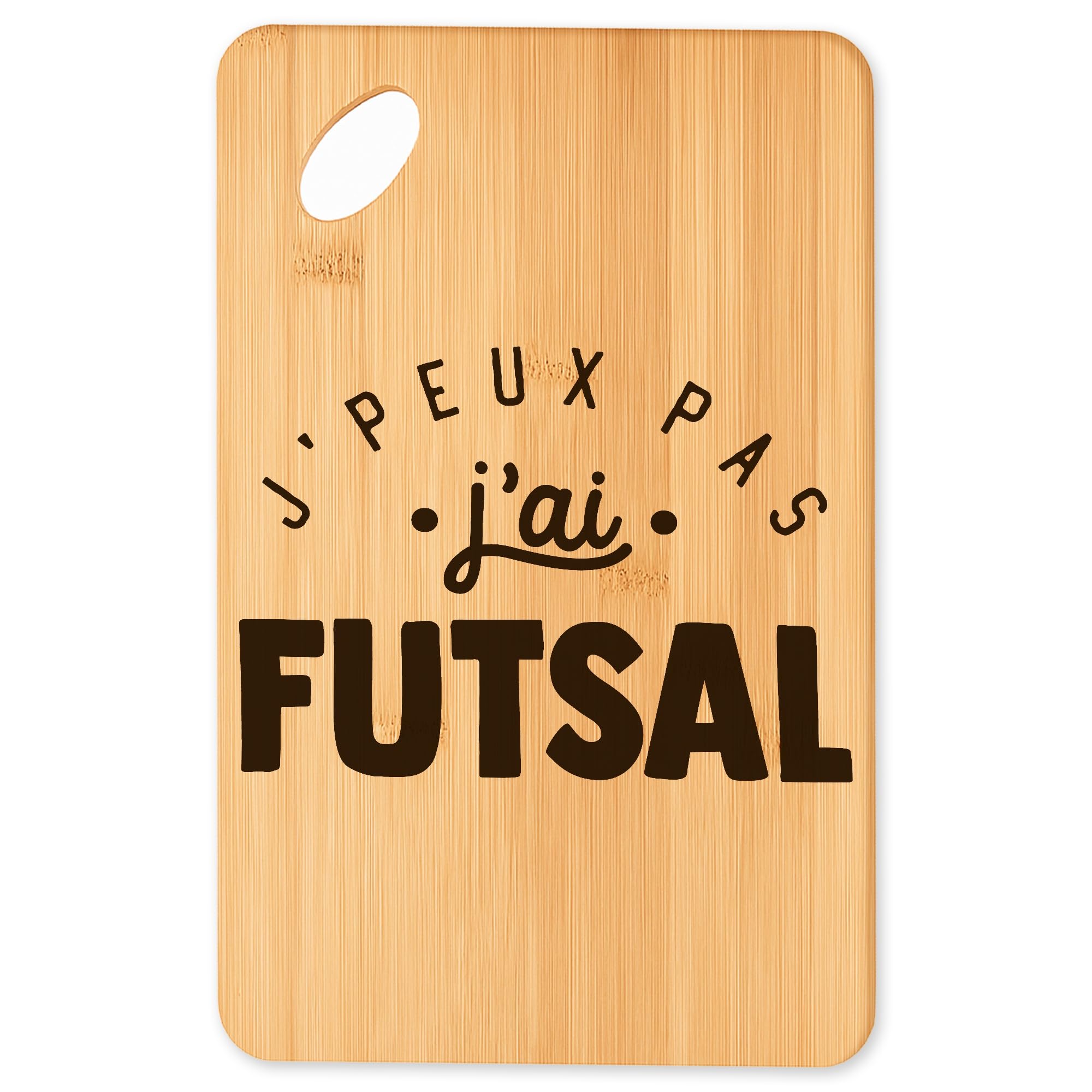 Planche à découper futsal 2 2 Blanc, plateau apéro robuste