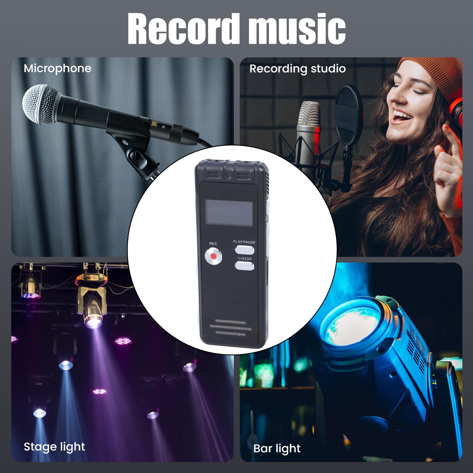 Amazon | 64 ギガバイトデジタル音声起動レコーダーディクタフォン