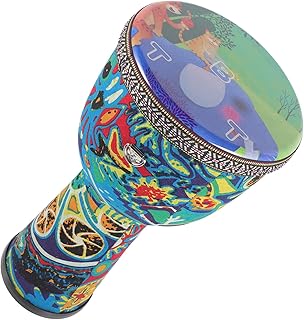 BESTOYARD Tambor Djembe Tambor Africano Viagem Djembe Tambor De Mão Círculo Instrumento Instrumentos Musicais Para Iniciantes 8 Polegadas