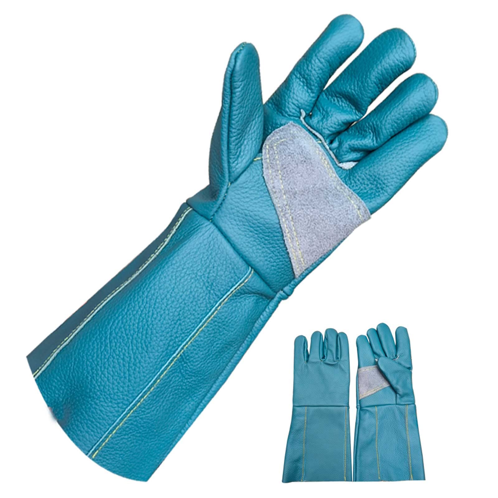 Guanti di Lavoro, Guanti di Sicurezza, Guanti da Lavoro Resistenti al Taglio, Guanti da Costruzione 41 cm(30 Pair 37cm)