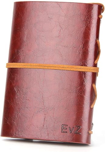 Vista 12 de Diario con tapas de cuero estilo retro, en blanco, con cuerda náutica, gris 7 pulgadas Gris,Negro -,Marrón,Rojo Marrón,Café,Azul oscuro,Verde