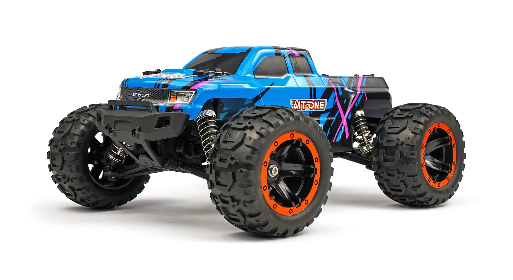 RCG Racing MT-One 1/16 Brushless Monster Truck (Blue)