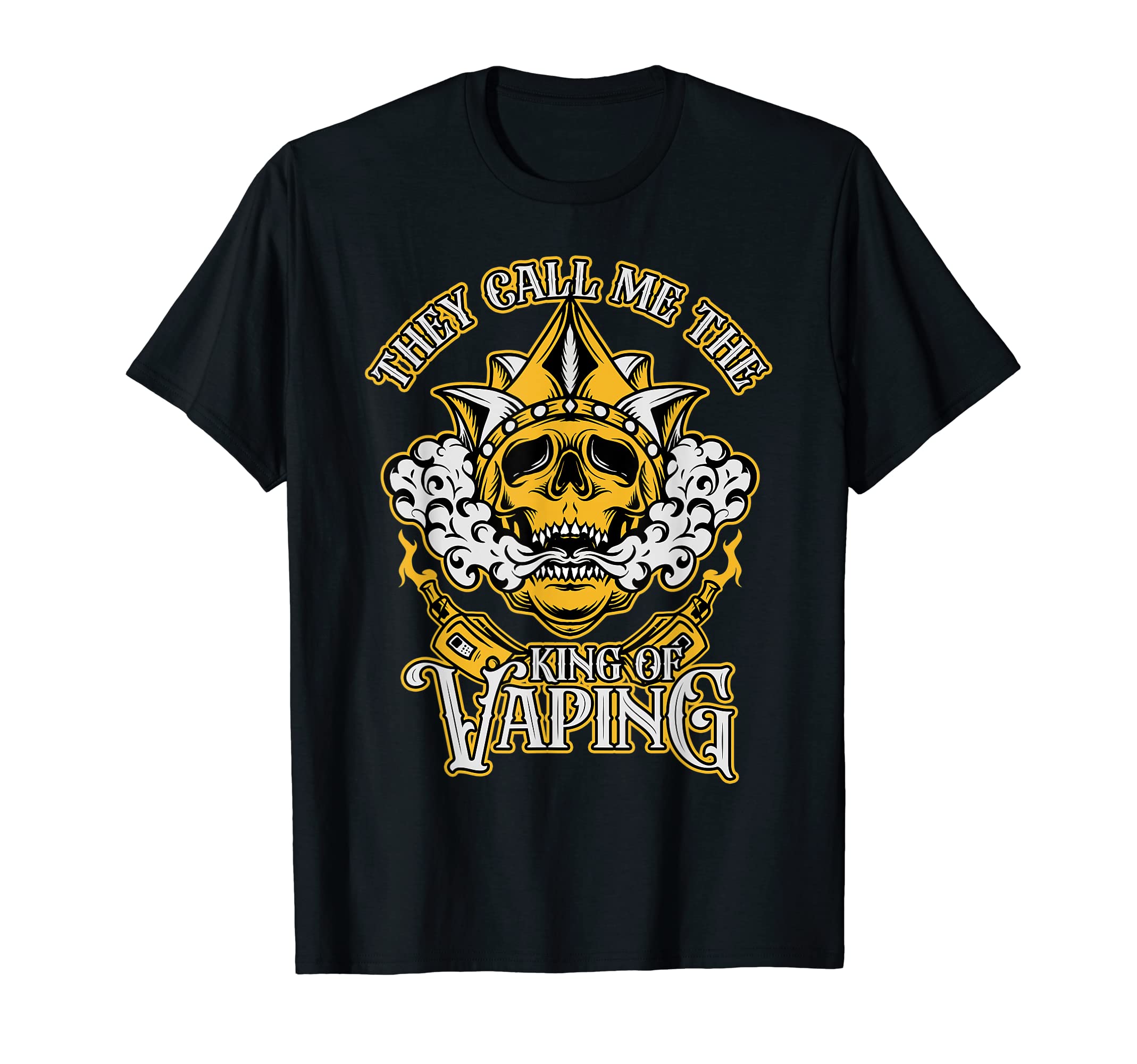 Doing Tricks With Vapor VapeFunny They Call Me The King Of Vaping Vape God T-ShirtOEKO-TEX STANDARD 100