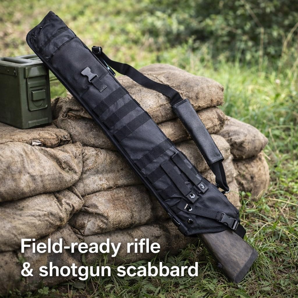 Trinity Padded MOLLE Scabbard Carry Case Adjustable 29-34 Inch Black Sleeve : Sports & Outdoors