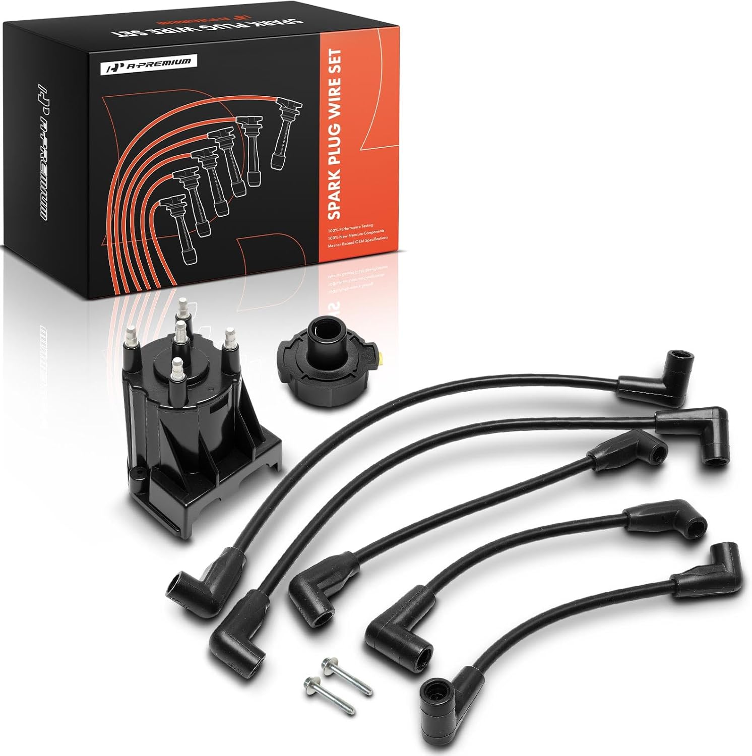 A-Premium 5PCS Spark Plug Wires Compatible with MerCruiser LX 1990-2025, 3.0L