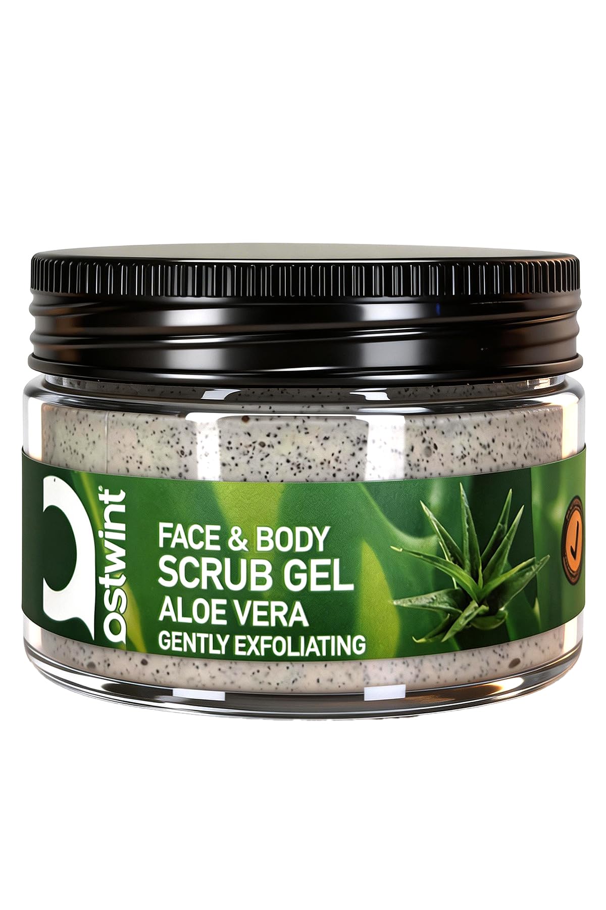 Ostwint Yüz ve Vücut Peeling Scrub Aloe Vera 300 ml, Cilt Temizleyici, Pürüssüzleştirici, Dolaşımı Hızlandırıcı