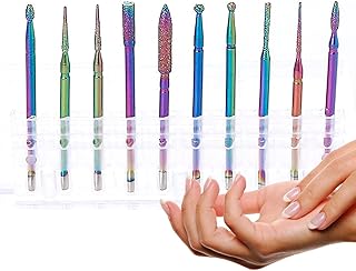 cutícula para unhas - Bits cutícula para unhas,Conjunto brocas para unhas, brocas para remoção esmalte gel poli acrílico para unhas gel acrílico Adapero