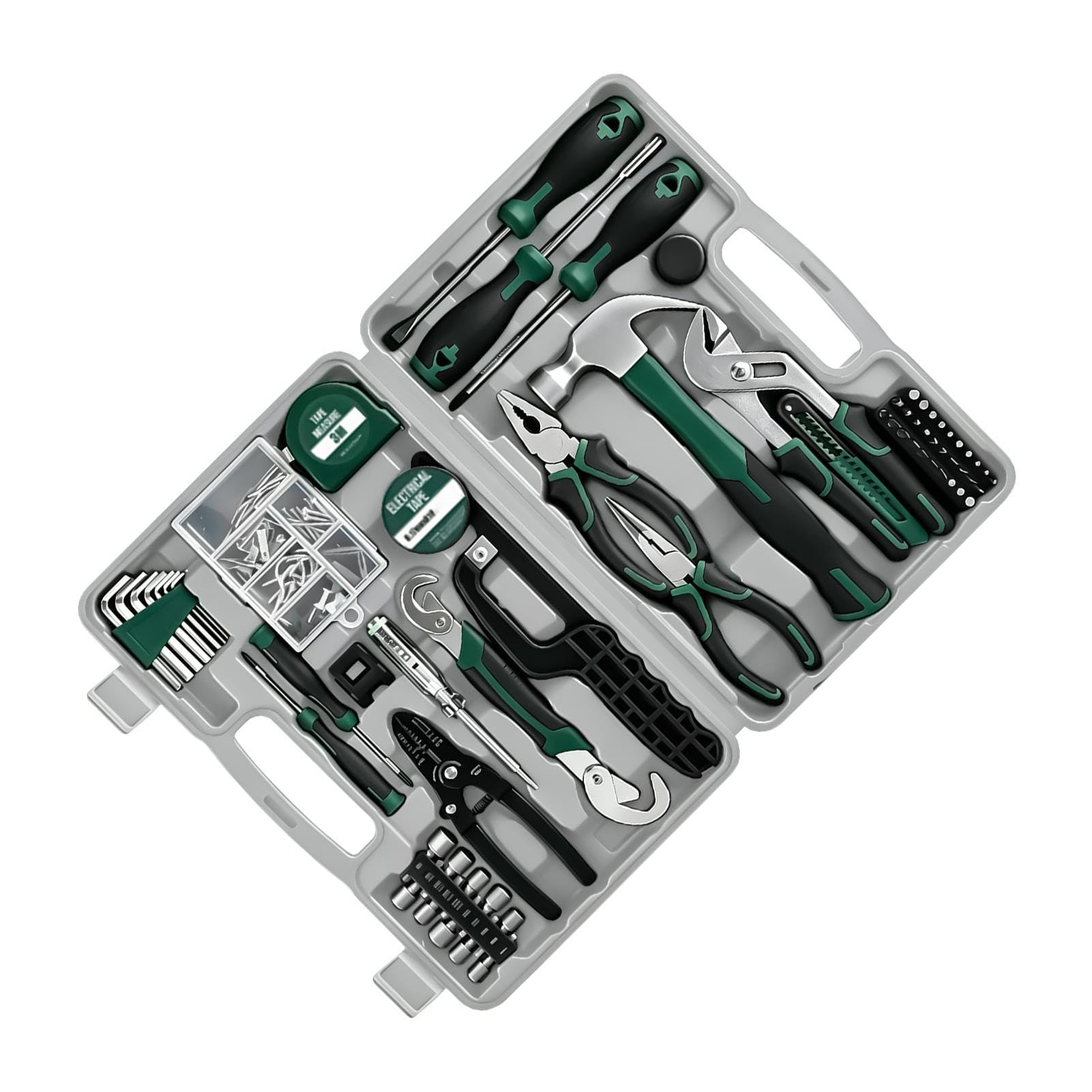 Kit Attrezzi Dormitorio 166 Pezzi Ferramenta Multiuso Riparazione