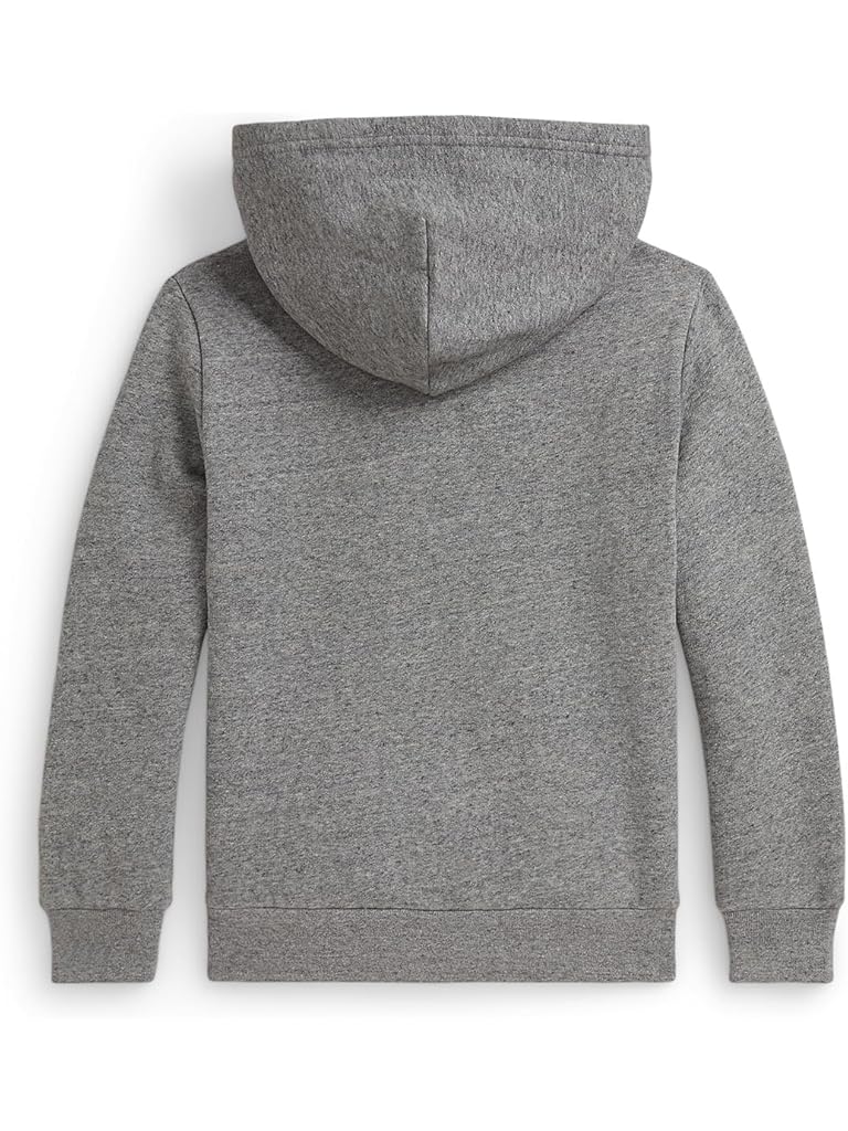 Gray Polo Ralph Lauren Truck-Print Fleece Hoodie (Toddler/Little Kid)