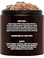 Vista 2 de Brooklyn Botany Arabica Coffee Body Scrub - Hidratante y exfoliante para cuerpo, cara, manos, pies, combate estrías, líneas finas, arrugas, gran