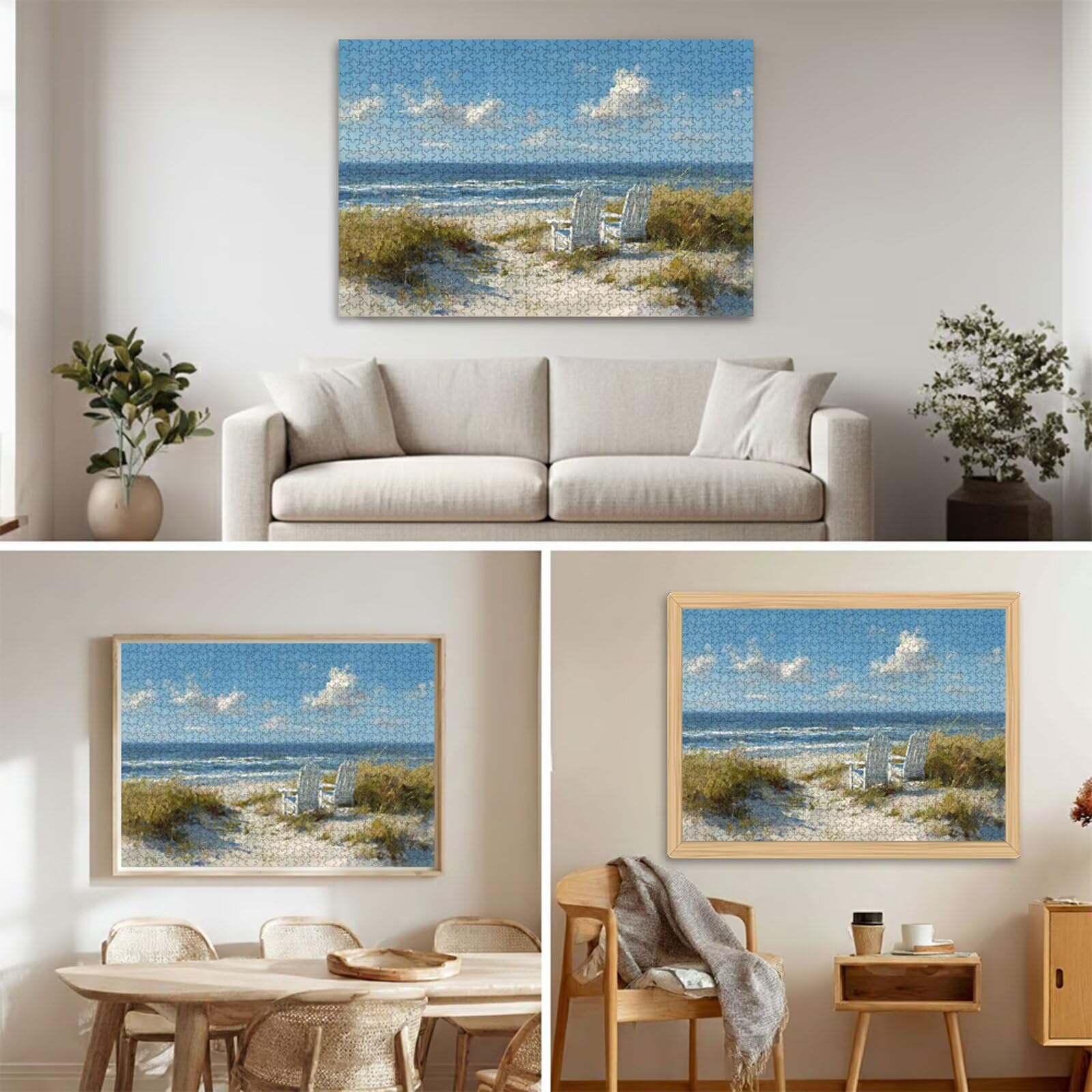 Puzzle Adulti - Oceano & Paesaggio - 2000 Pezzi Fabbricazione in Legno Robusto - Decorazione Murale con Poster - Prodotto Riservato ad Adulti e 14 Anni in Su (75x105cm) P3#435