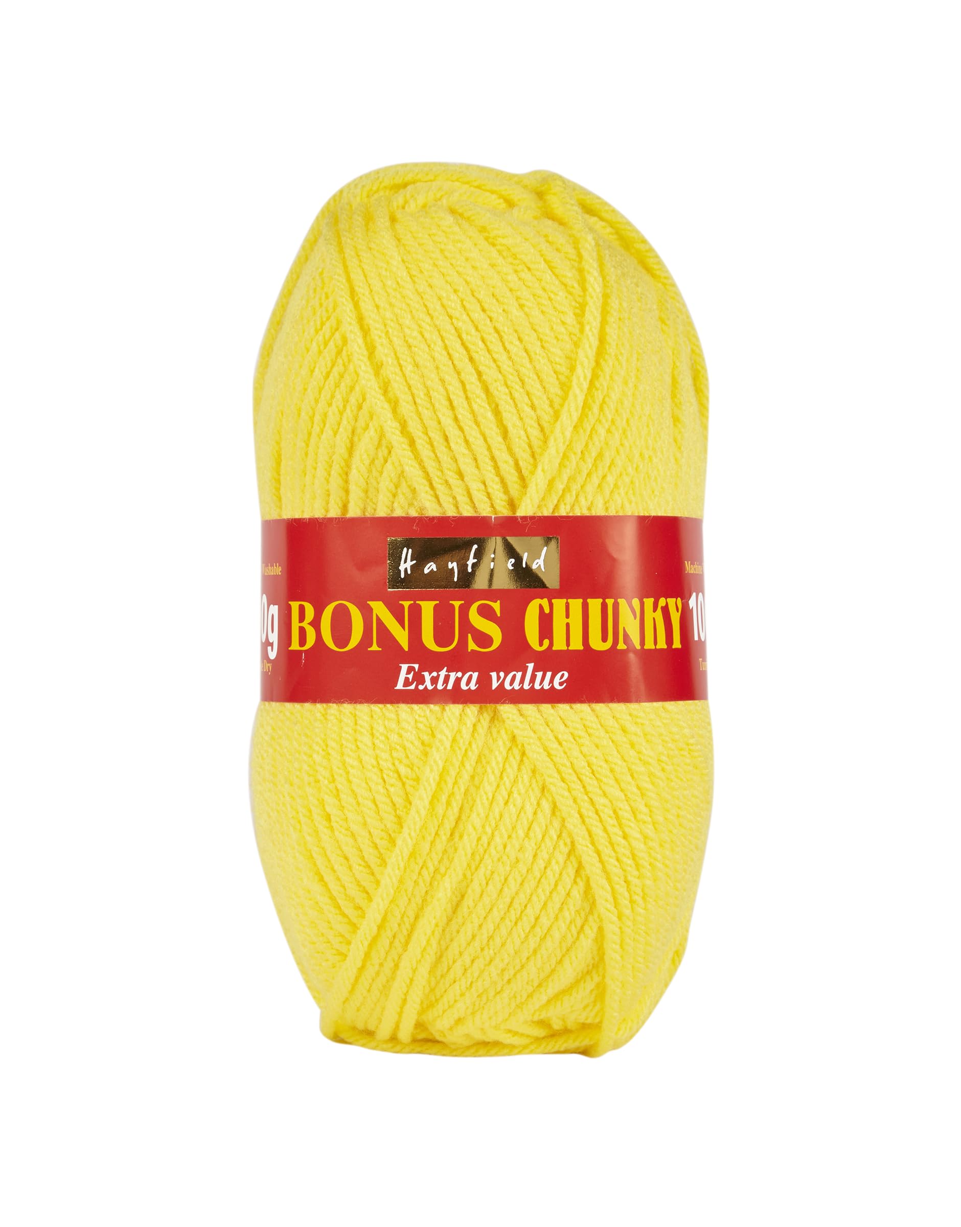 Sirdar Hayfield Bonus Chunky, Bright Lemon (819), 100g