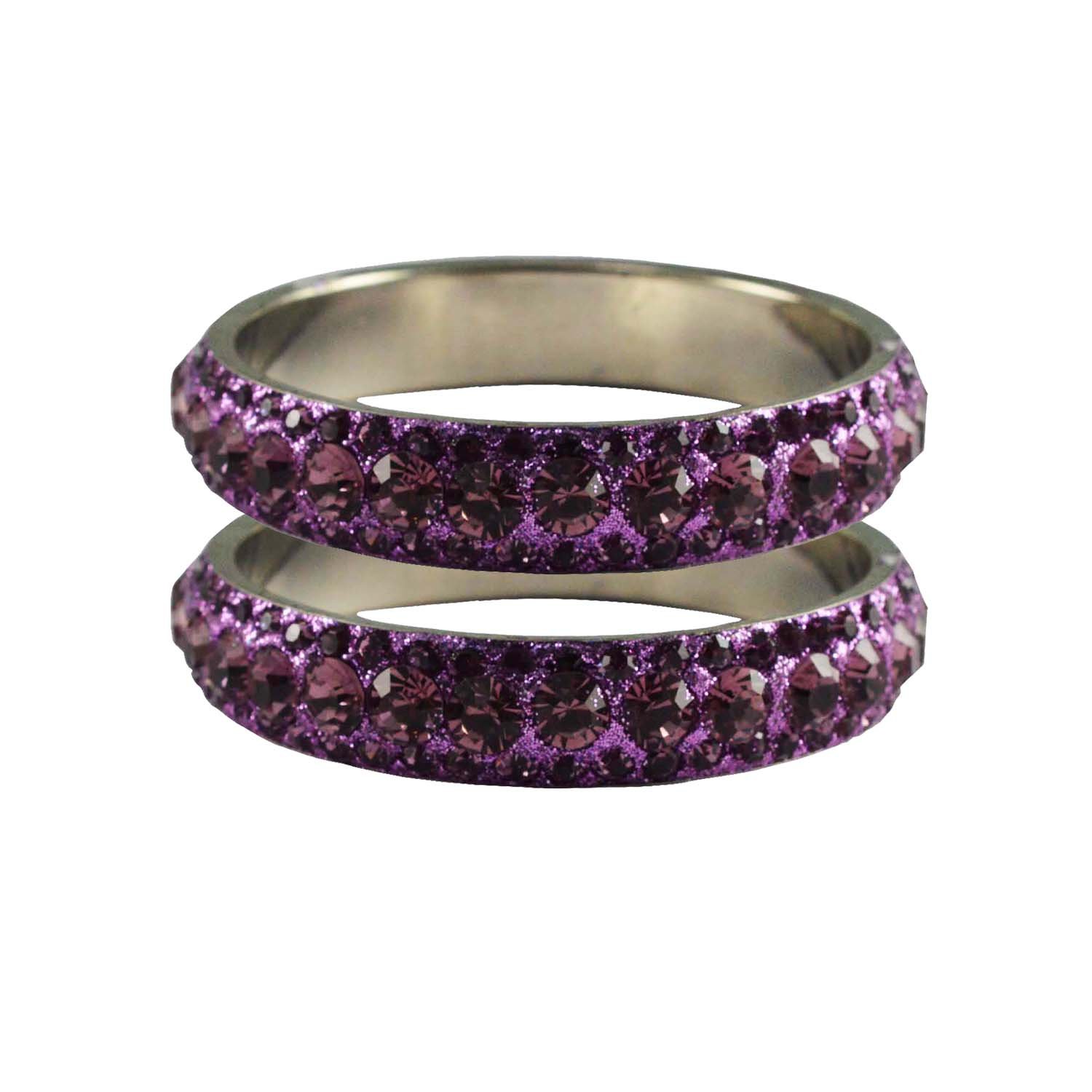 Vidhya Kangan Bangle Set for Women (Purple) (ban3211-2.16) (B01EHUMYZM) Amazon Price History, Amazon Price Tracker