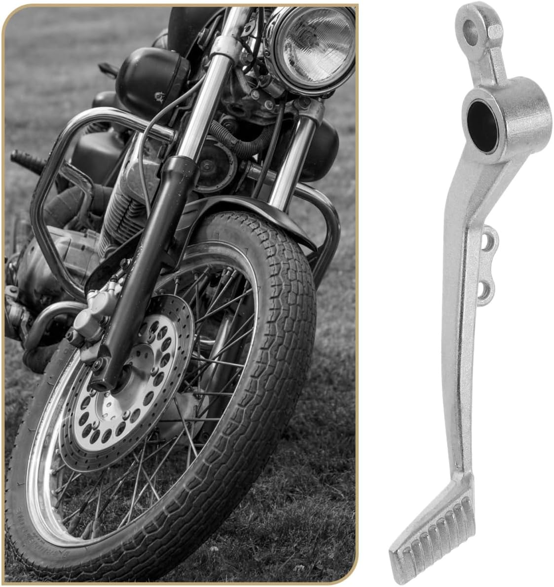 Motorcycle Rear Brake Pedal Foot Lever Replacement Compatible with Honda 2007-2012 Durable Rear Brake Foot Pedal with Easy Installation and Enhanced Safety