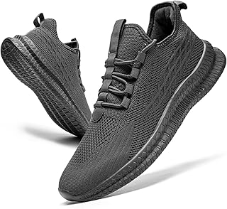 Mens Running Walking Shoes,Lightweight Breathable Mesh