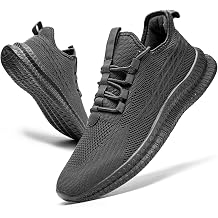 DLWKIPV Mens Running Walking Shoes,Lightweight Breathable Mesh