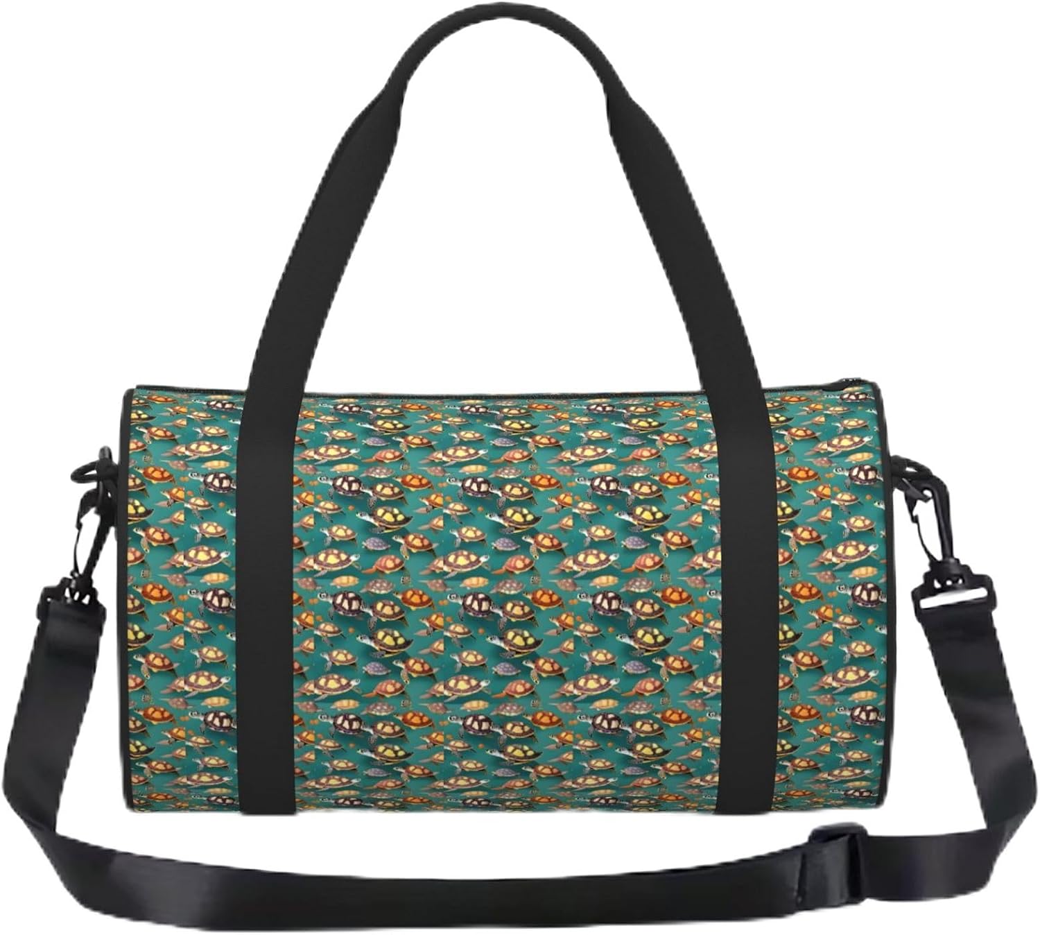 Many Animals Sea Turtles Print Sports Tote Bag Lightweight Water-Resistant Gym Backpack Travel Supplies