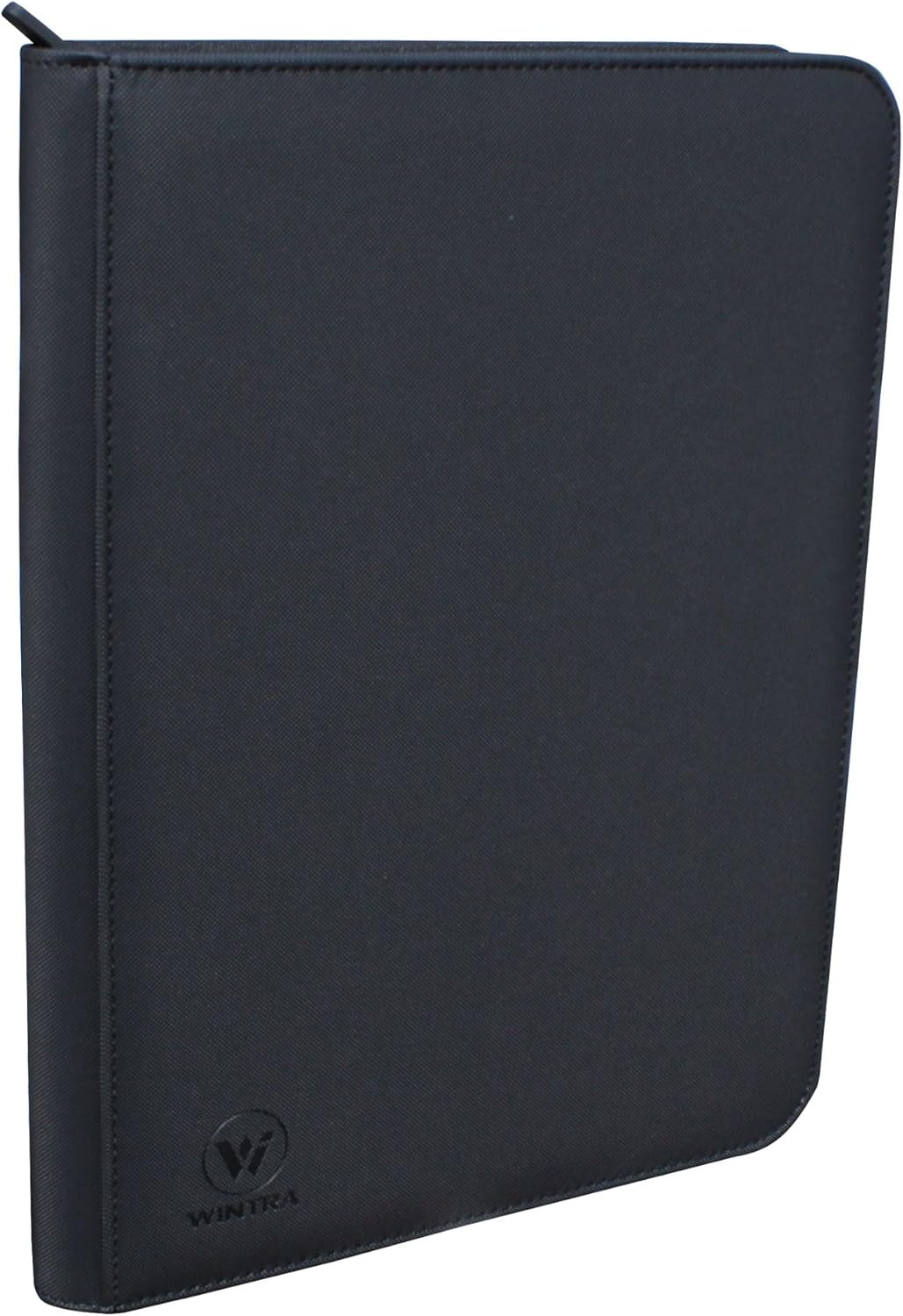 Premium 360 Pockets Black Zippered Playing Card Binder - Sturdy Trading Card Holder Album ，9 Pocket Side Loading Card Folder with 20 Sheet Sleeves for Trading and Sports Cards