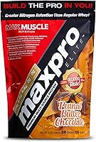 Vista 13 de Max Muscle Maxpro Elite - Proteína de suero de leche en polvo, 1.06 oz de proteína, 0.00 oz de azúcar, 0.16 onzas de BCAA de 0.23 oz, proteína