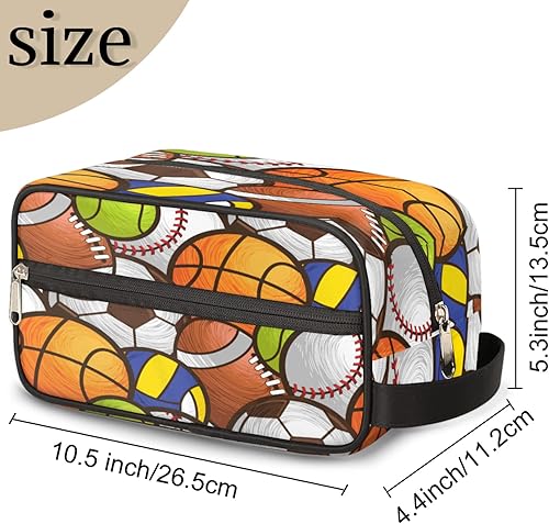 Miniatura 2 de Forest Floral - Bolsa de aseo portátil de viaje con diseño de perezoso de animales, organizador de cosméticos, bolsa de maquillaje, bolsa de