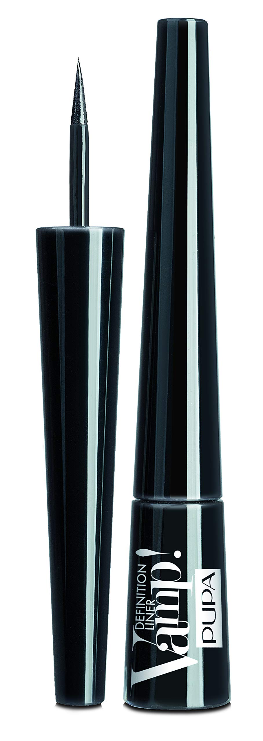 PUPA Milano VAMP! Definition Liner Eye liner with Felt-Tip Applicator, Extra Black Matt 2.5 ml