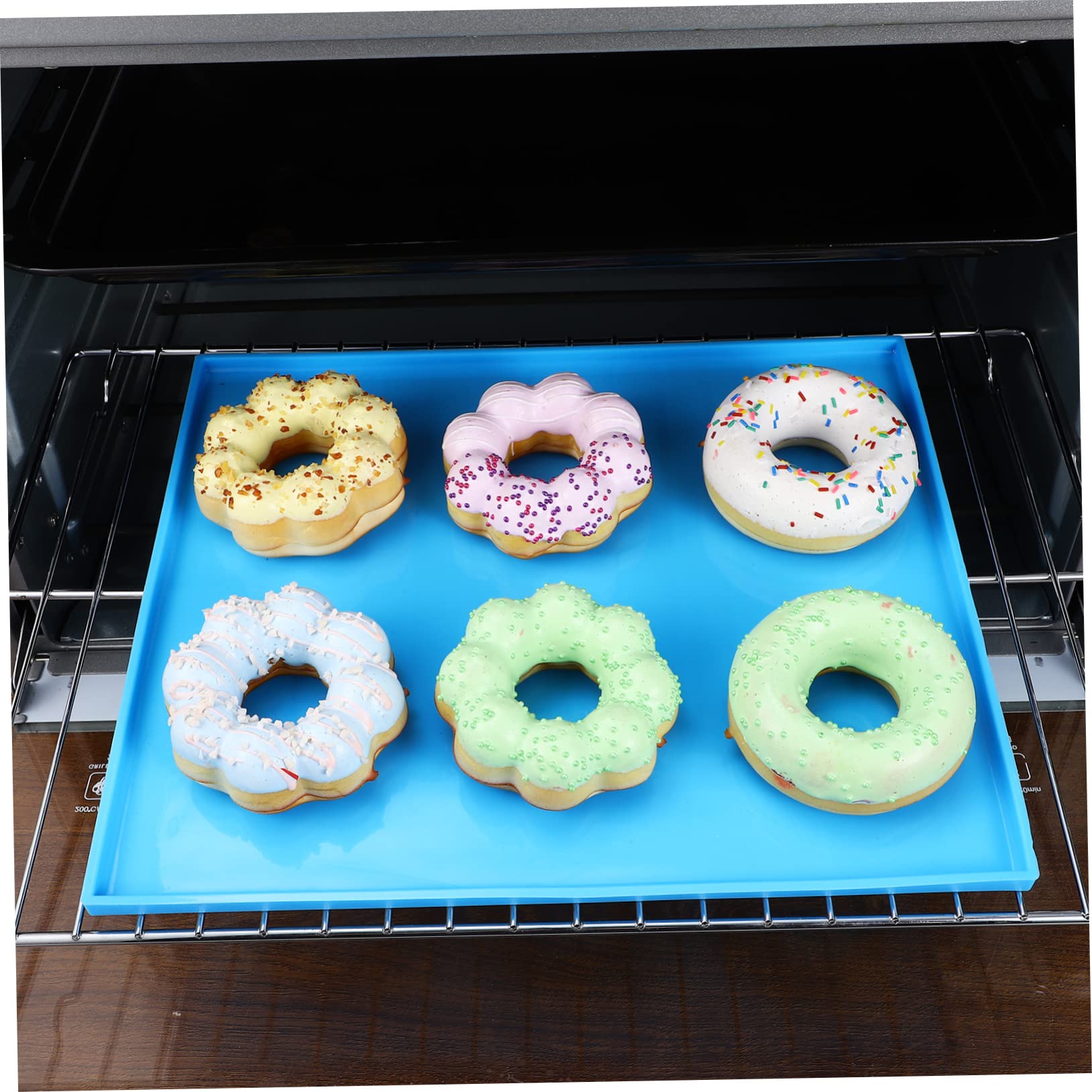 PRETYZOOM Antihaft Silikon Backmatte mit Spatel Wiederverwendbar und Leicht zu Reinigen für Backofen und Küche