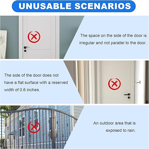 Miniatura 7 de Sensores de alarma para puerta y ventana  Alarmas de puerta para seguridad de los niños, alarmas de puerta para seguridad del hogar, oficina,
