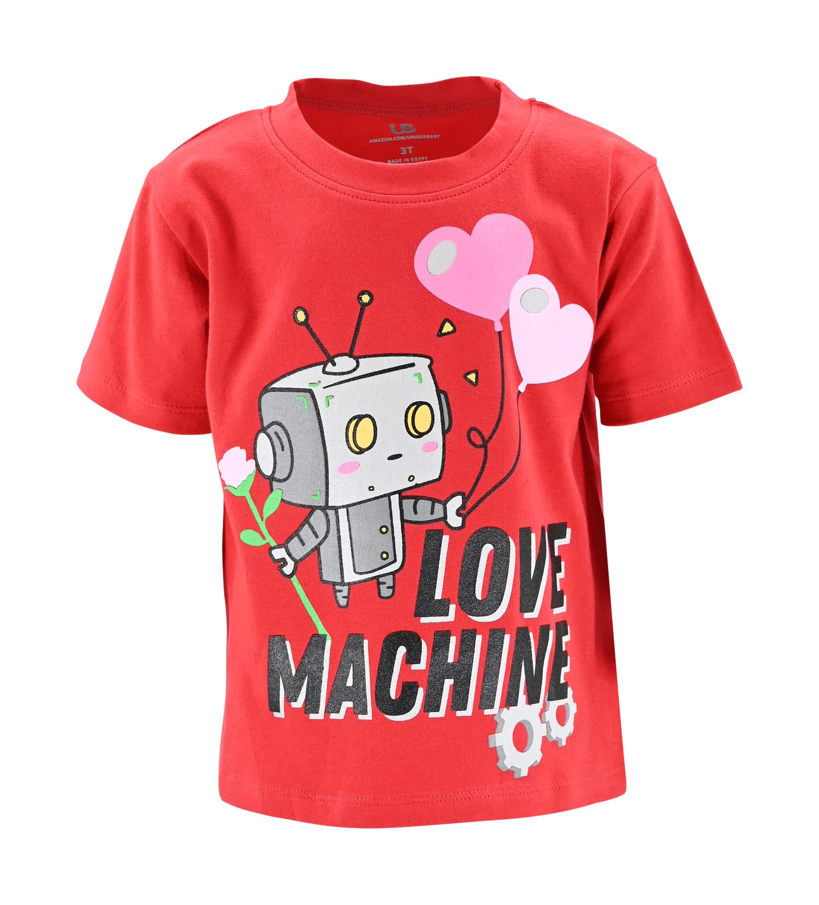 Boys Short Sleeve Funny Graphic Tees for Toddler to Big Kid
