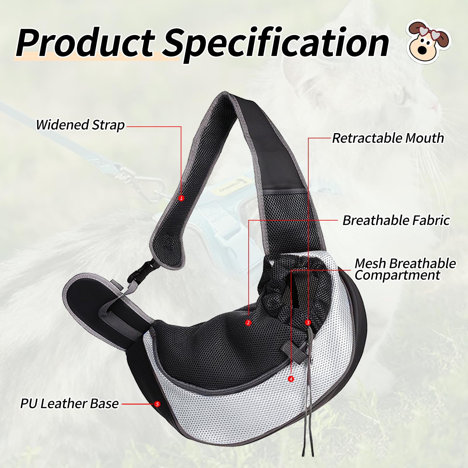 MultiValue Small Puppy Sling Carrier - Image 3
