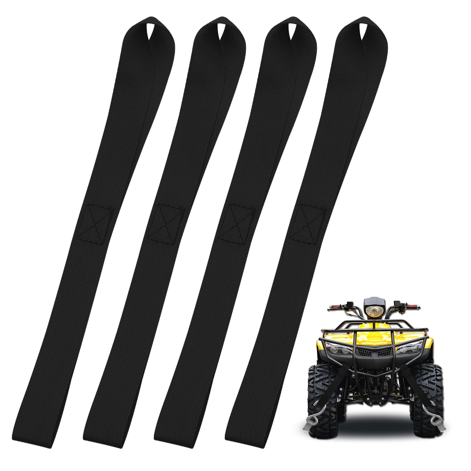 Paire de Sangles de transport à boucles pour Moto, Scooter et Quad