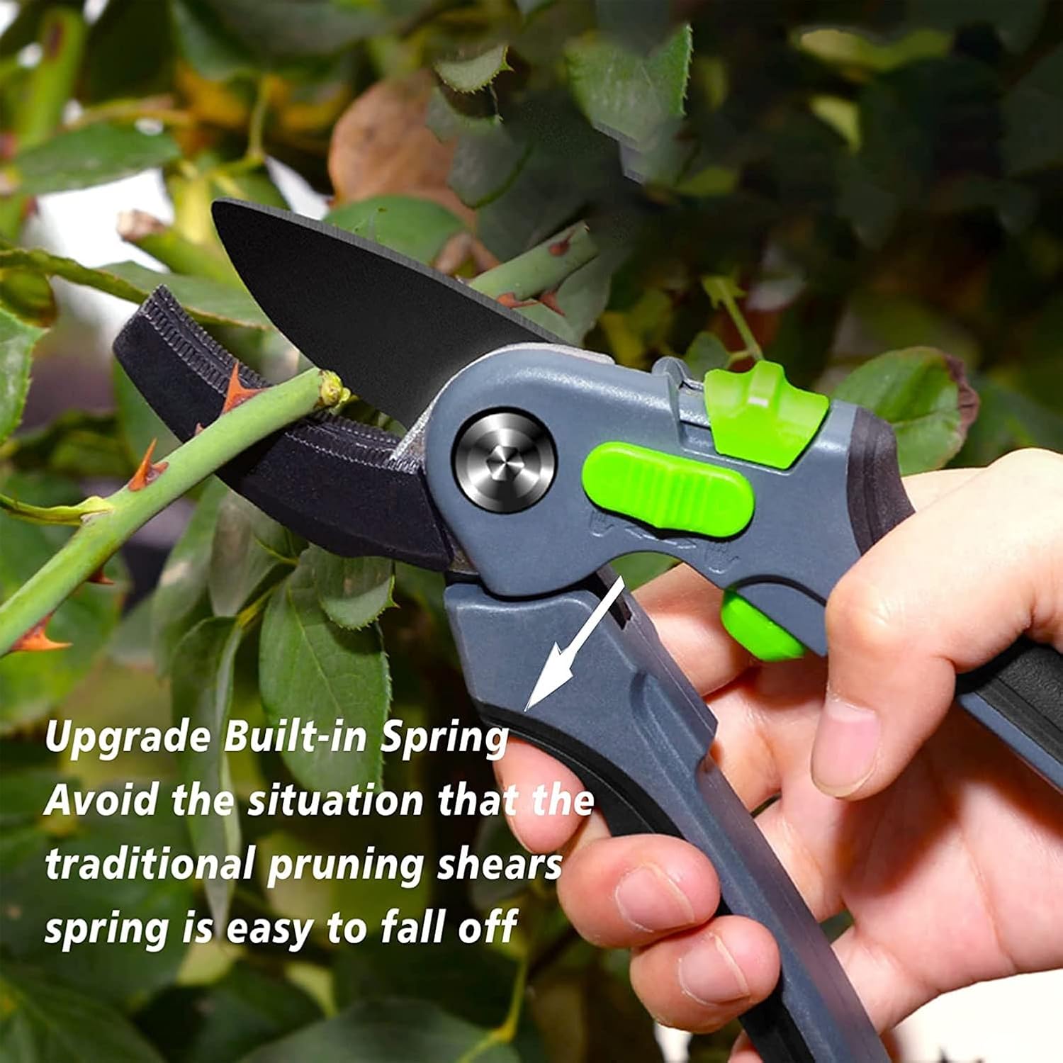 Garden Pruning Shears, Professional Shears Tree Ergonomic SK5 Blade, for Fruit Picking
