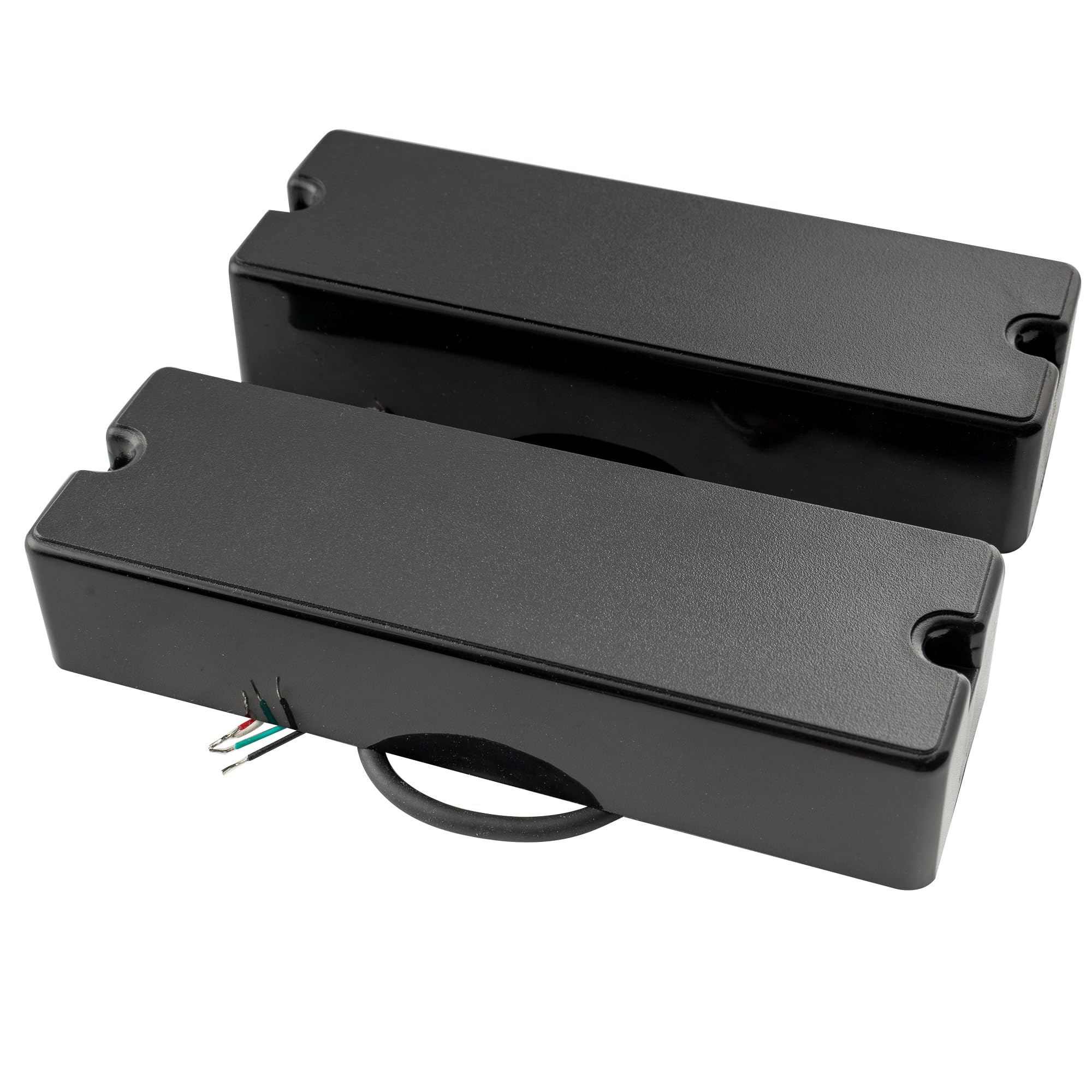 Artec MDC6 Cerámico Bajo Soapbar Pastillas Pickups Set 16K para Eléctrico Bajo 6 Cuerdas, Negro