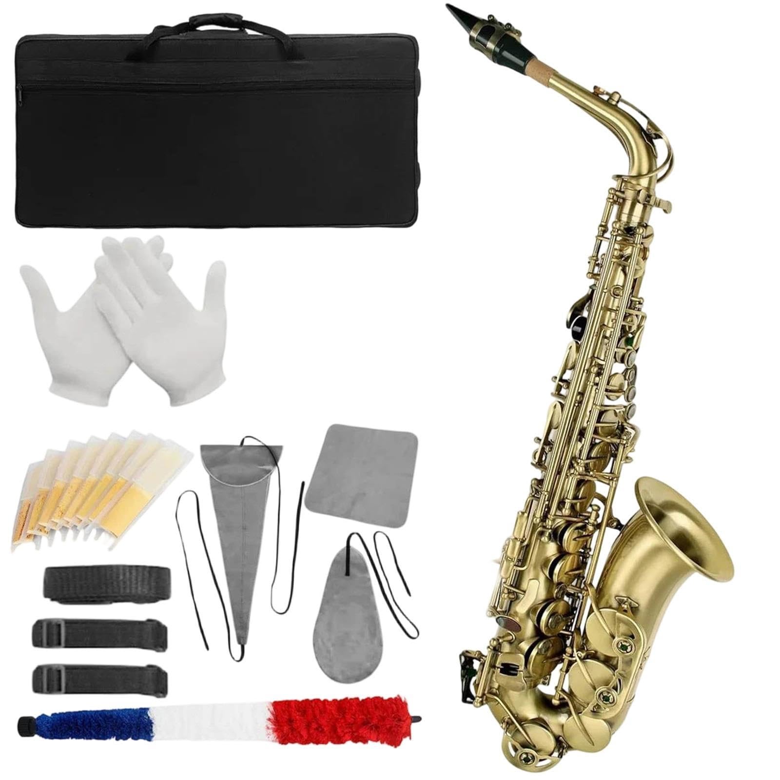 Adulte Saxophone Ensemble De Saxophones Alto Mib À Clé Antique