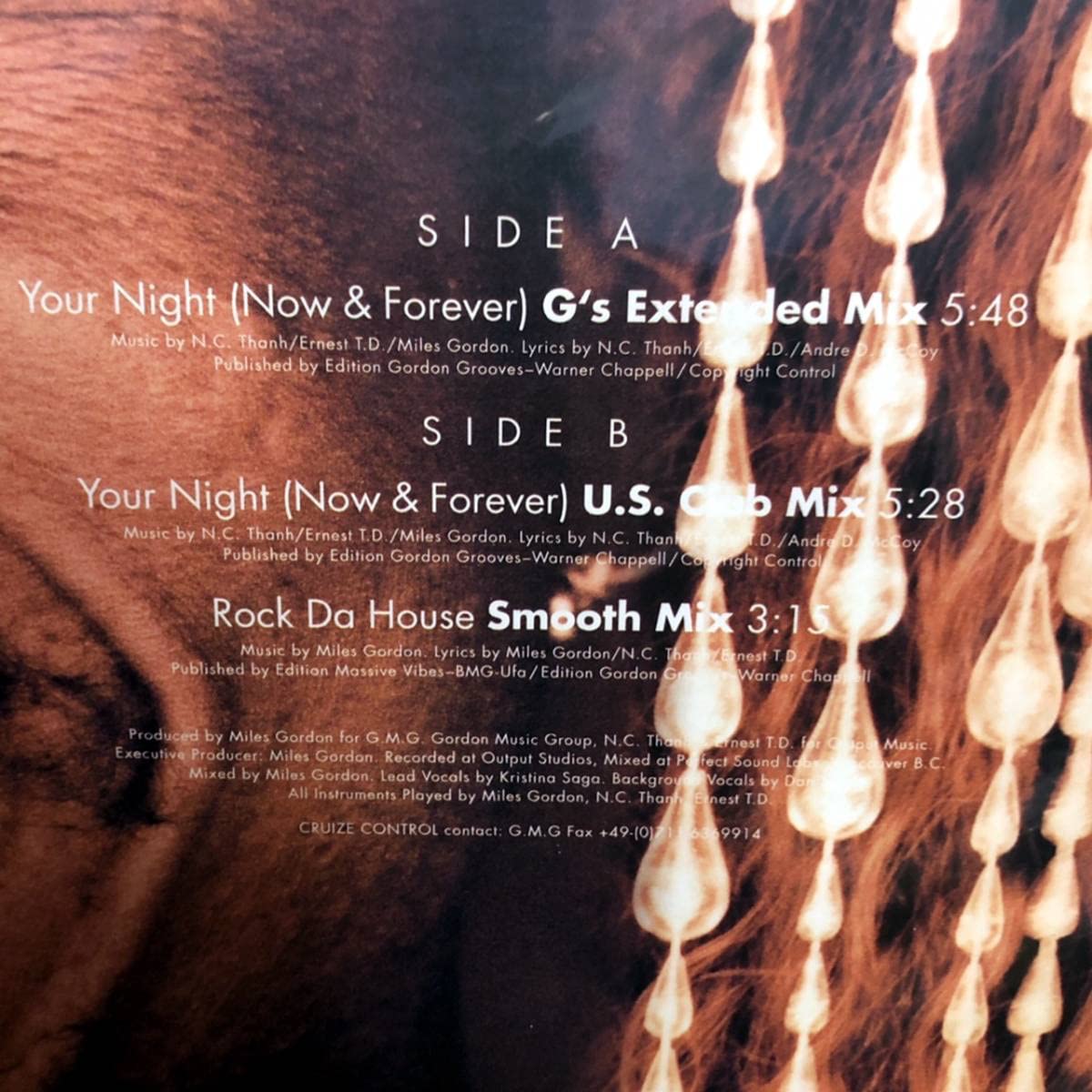 Amazon.co.jp: CRUIZE CONTROL/YOUR NIGHT (NOW & FOREVER)激レア