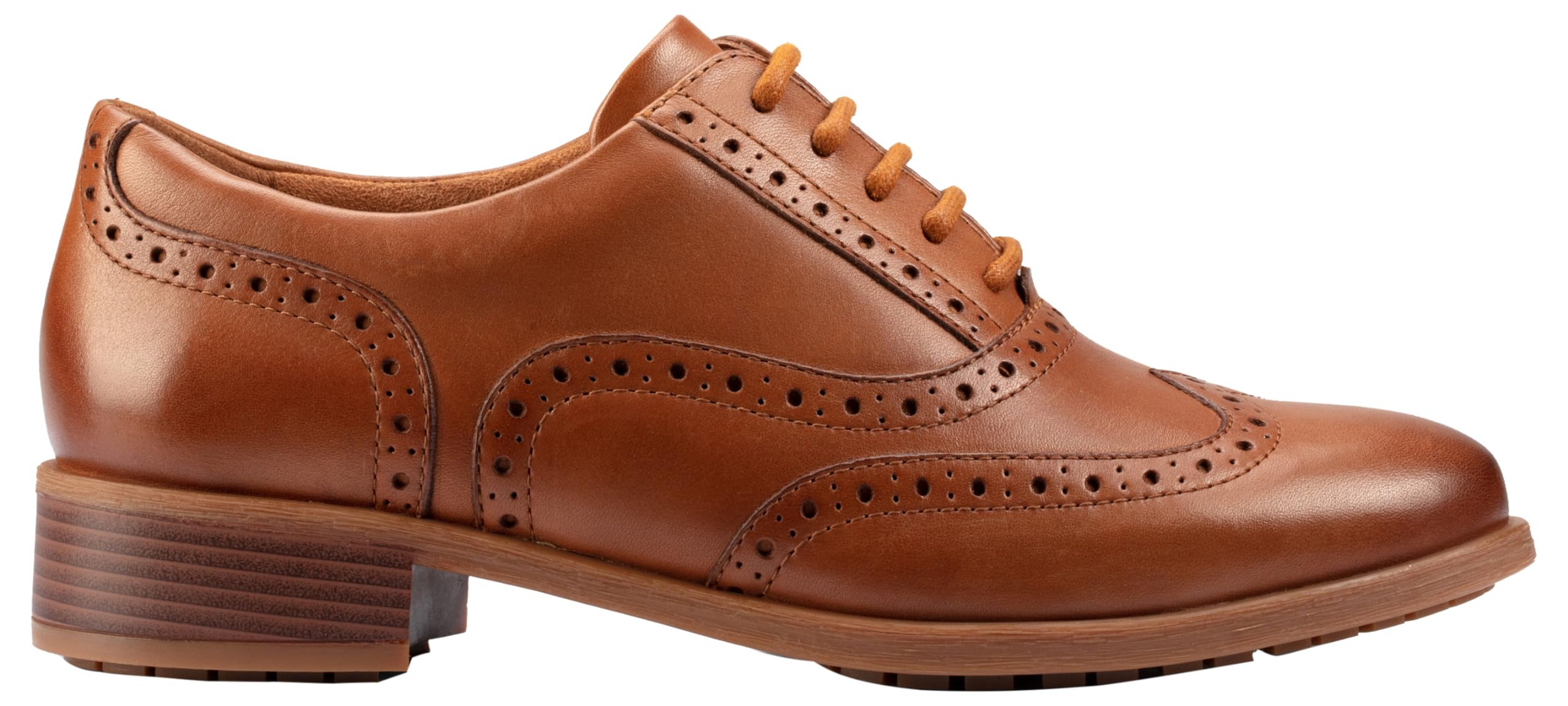 Clarks Women's Havisham Oak Mary Jane Flat, Tan Leather, 6 UK