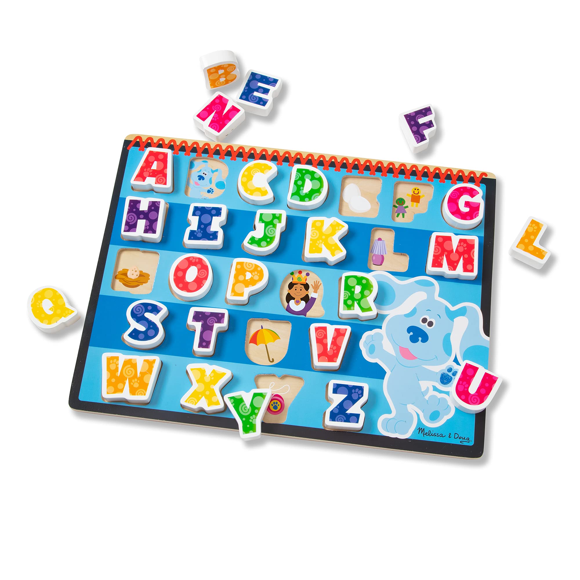 Buy Melissa & Doug Blue's Clues & You! Wooden Chunky Puzzle Alphabet