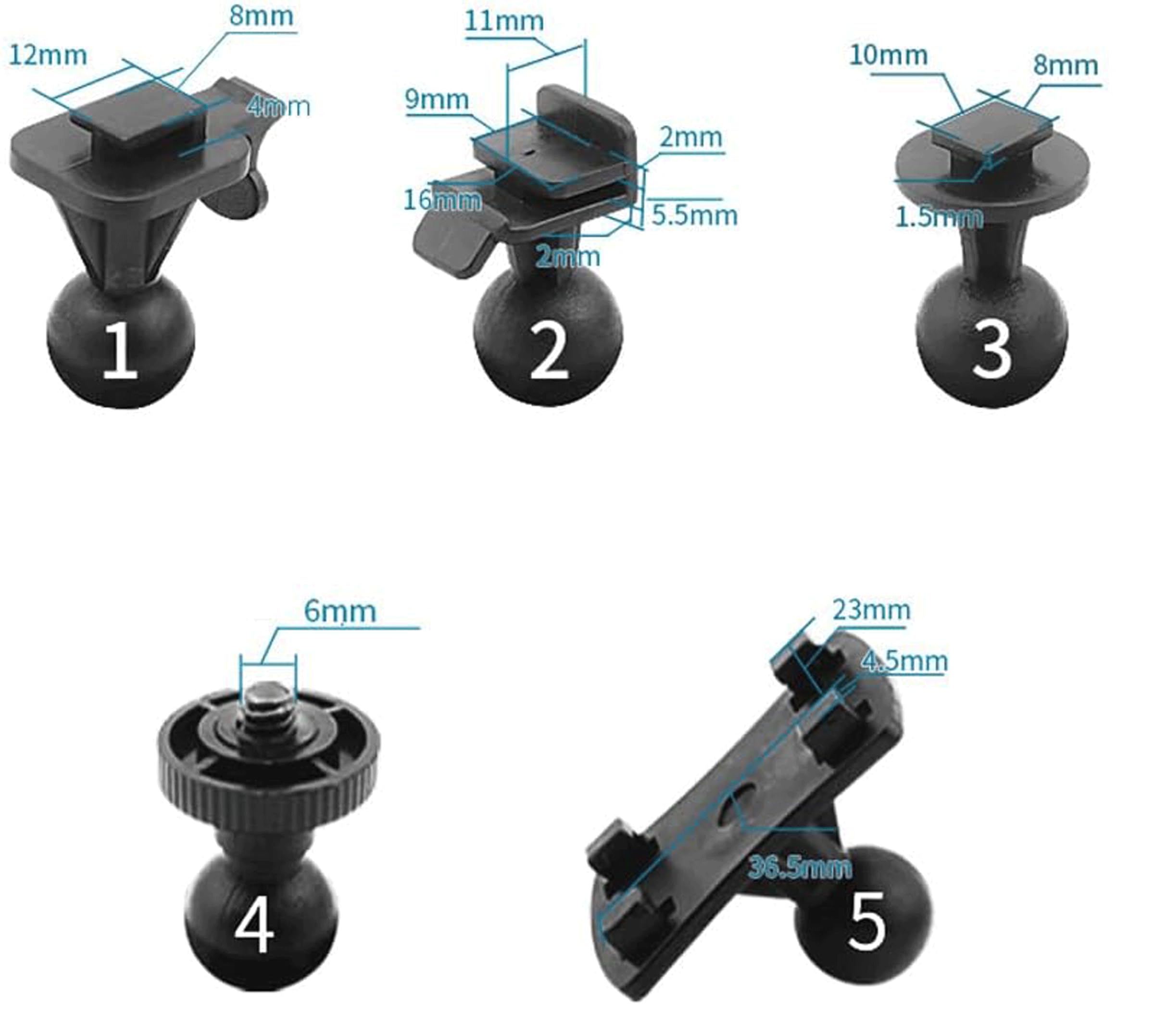 Supporto Universale Per Telecamera DVR – Ventosa E Cruscotto – Rotazione A 360°