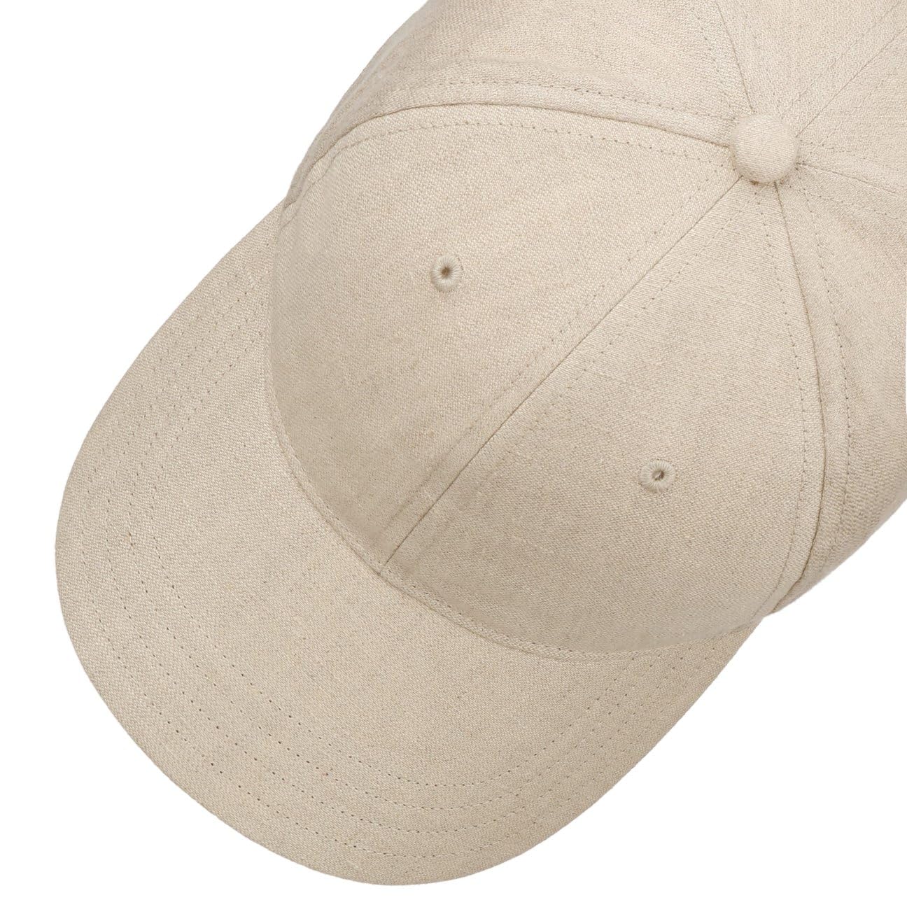 Stetson Casquette Baseball Unicolore Protection UV Fabrique en Italie Homme Printemps Ete