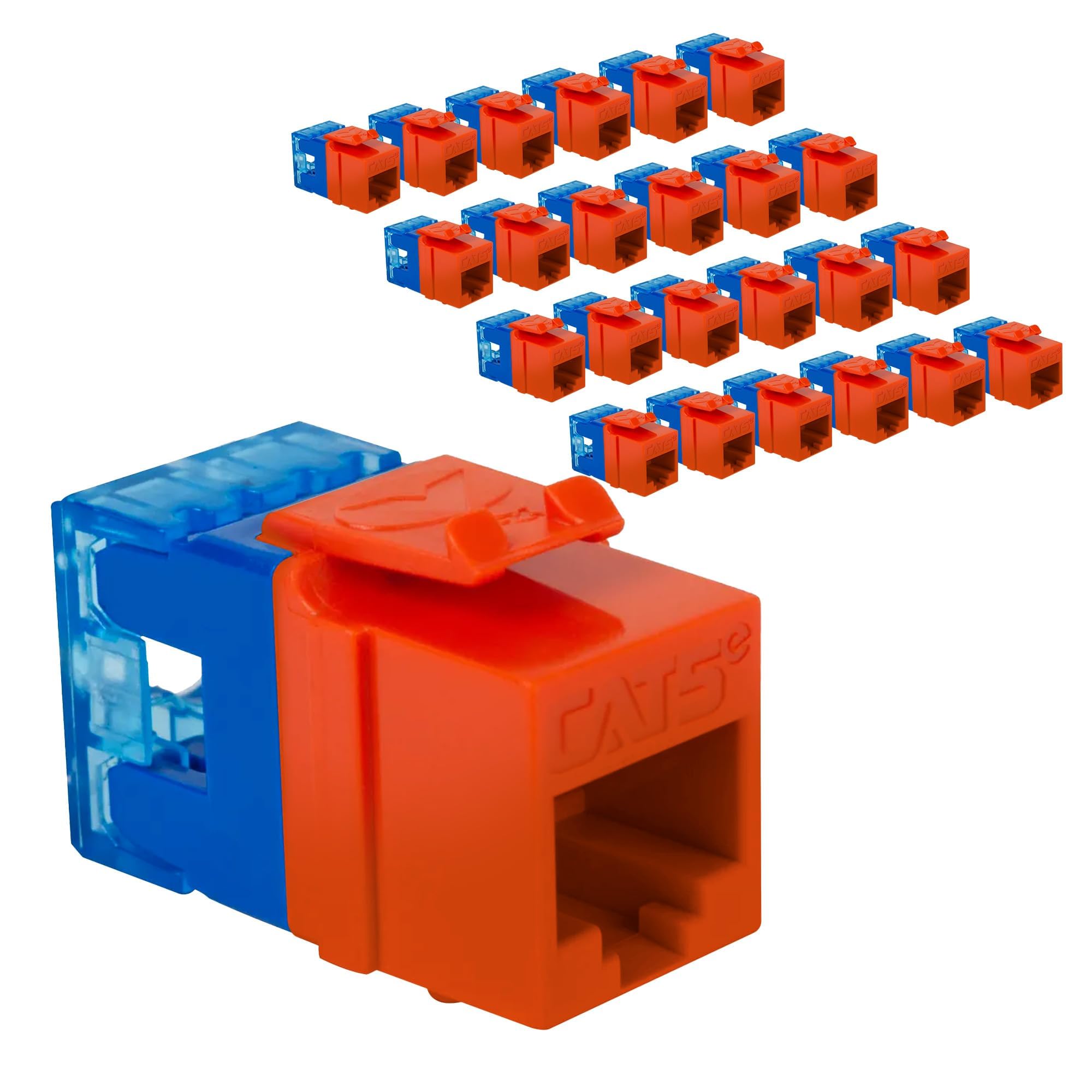 ICC ICC-IC107F5COR MODULE CAT 5e HD 25 PK ORANGE