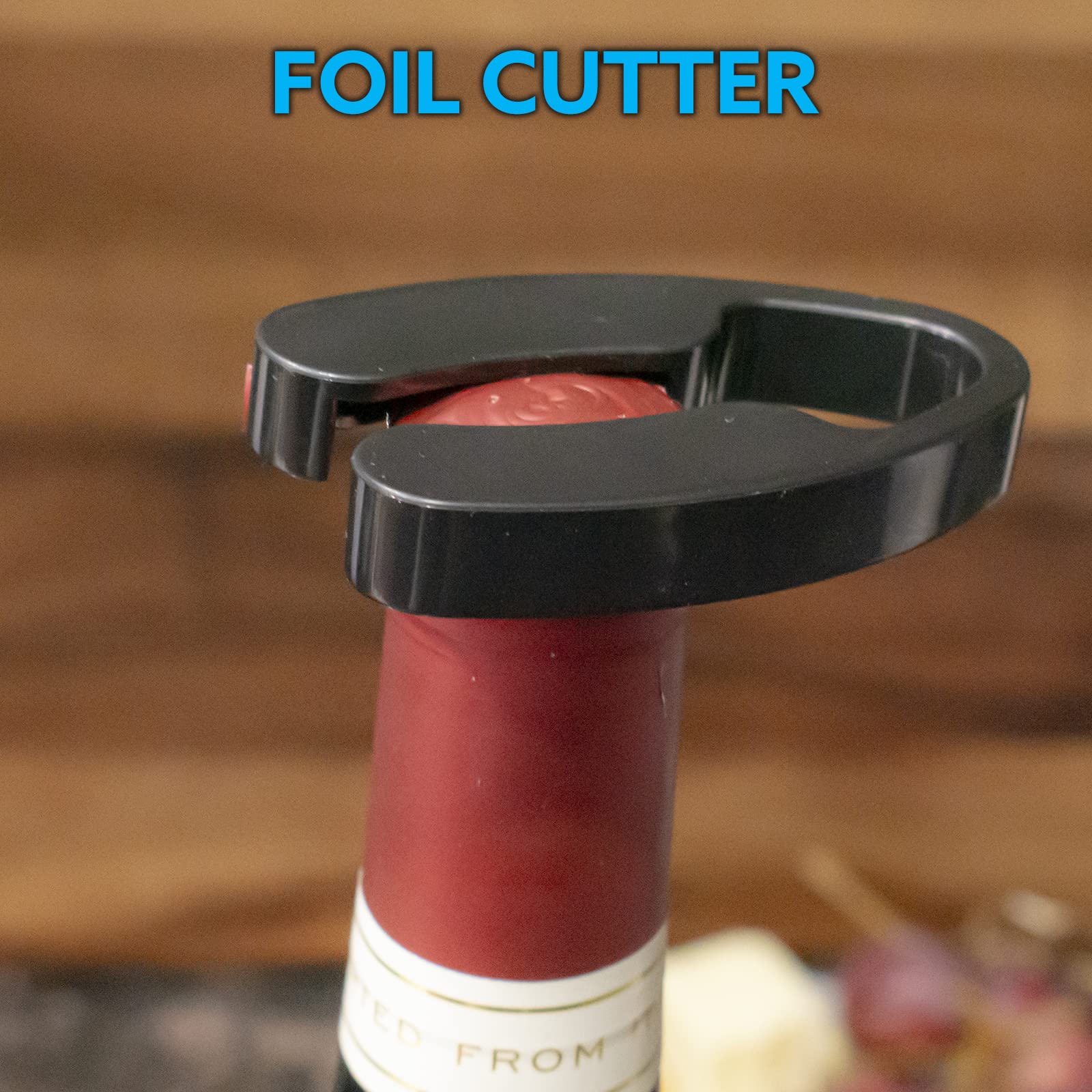 Lot De 4 Tire-Bouchons à Pompe à Air Pour Vin – Ouvre-Bouteille Facile, Bec Verseau, Bouchon Sous Vide Et Coupe-Capsule