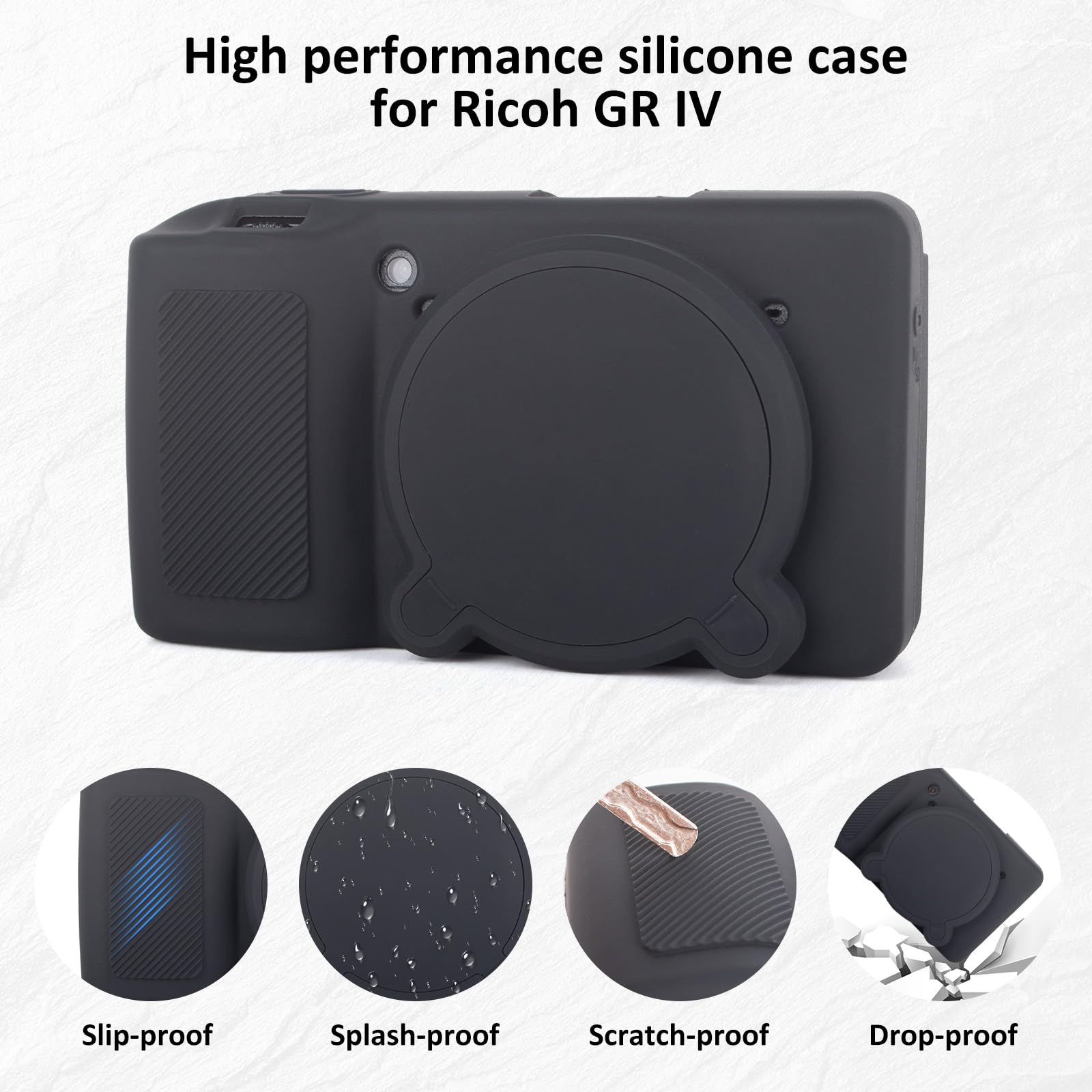 Amazon.co.jp: Rieibi リコー Ricoh GRIV 専用 シリコンカメラケース
