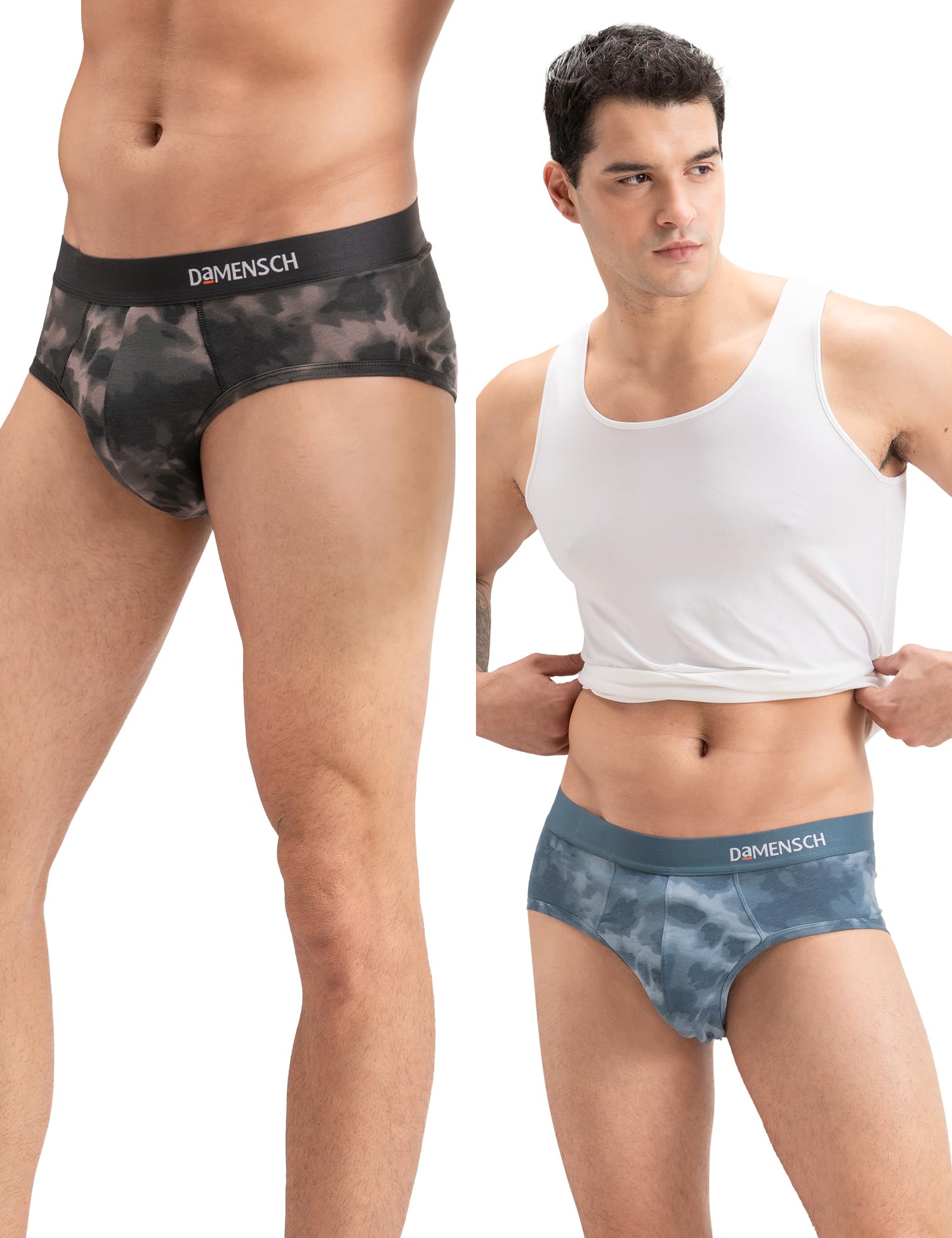 DAMENSCHMen's Regular Fit Printed Mens Briefs