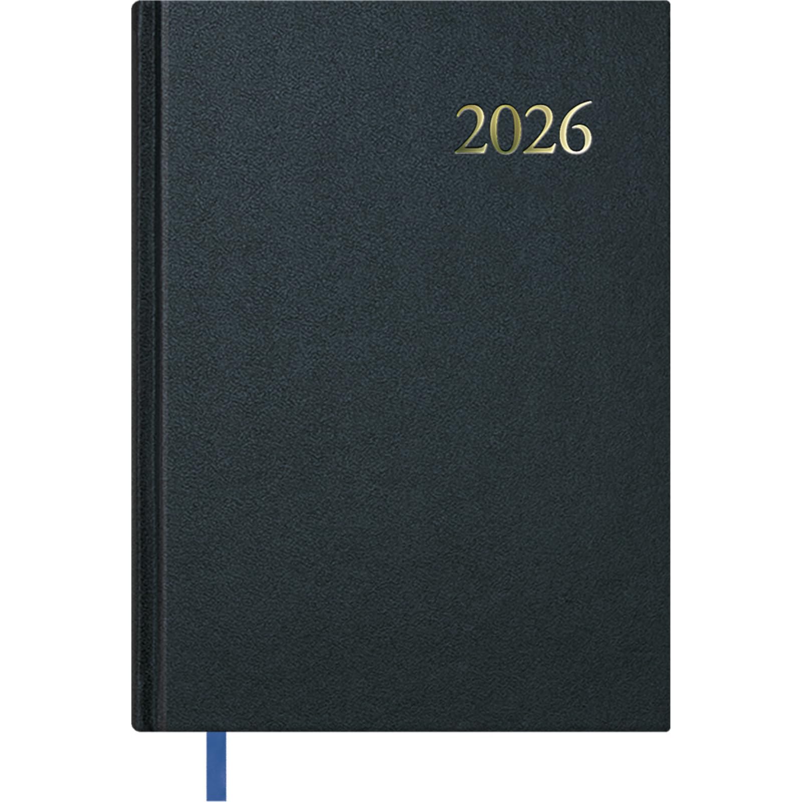Dohe - 2026 Daily Planner – Day per Page, Large Size (17x24 cm), Hard Cover, 12 Months January to December, Annual Planner in Spanish with Bookmark – Segovia Black