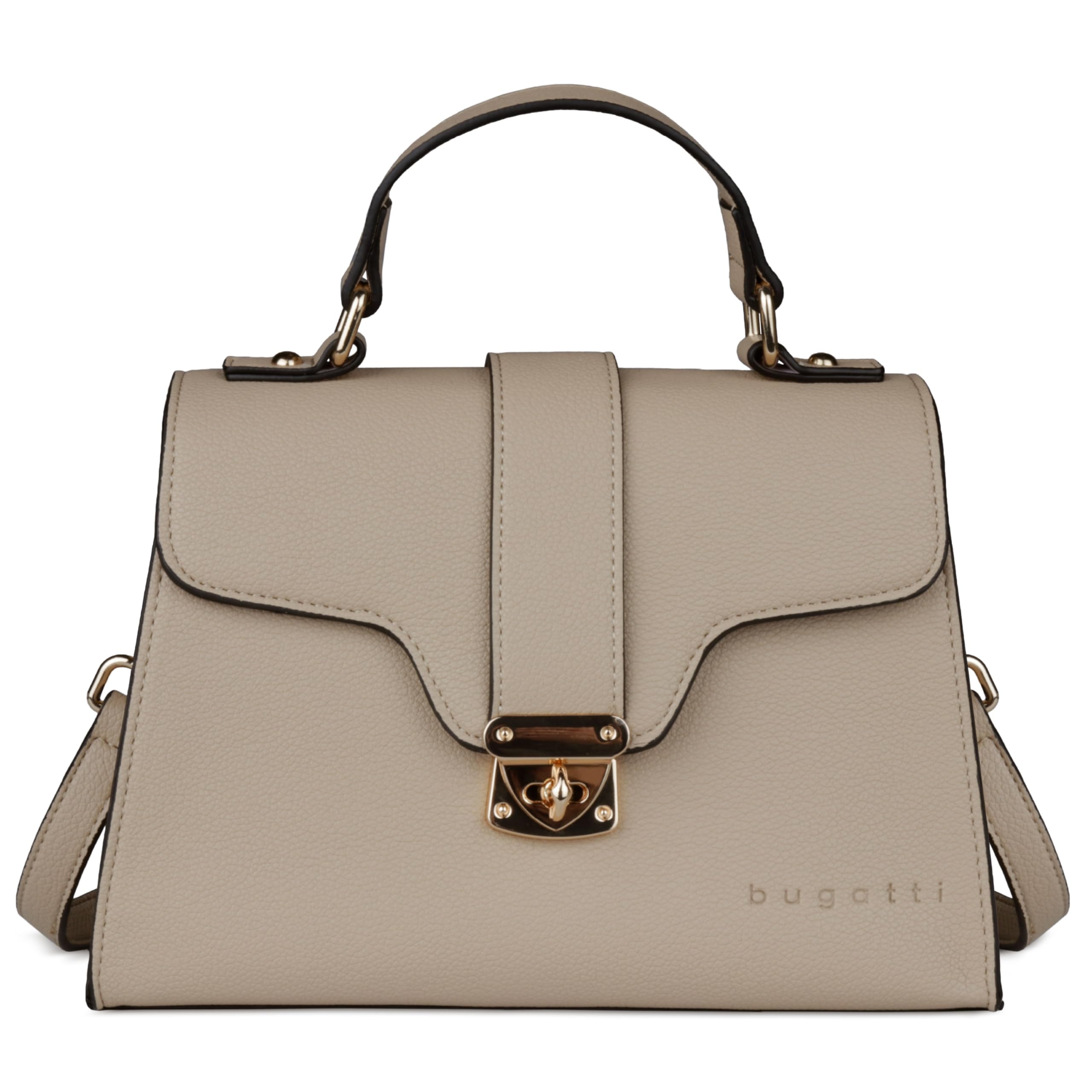 bugatti Mare 3.0 kleine Henkeltasche für Damen, elegante Umhängetasche aus Kunstleder