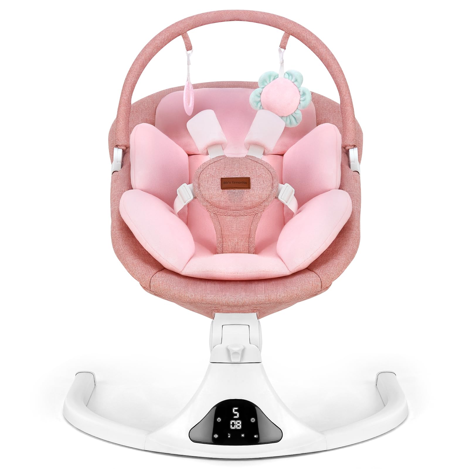 View 1 of **PARTS ONLY** Viriwebaby Portable Baby Swing with Remote Control & Bluetooth