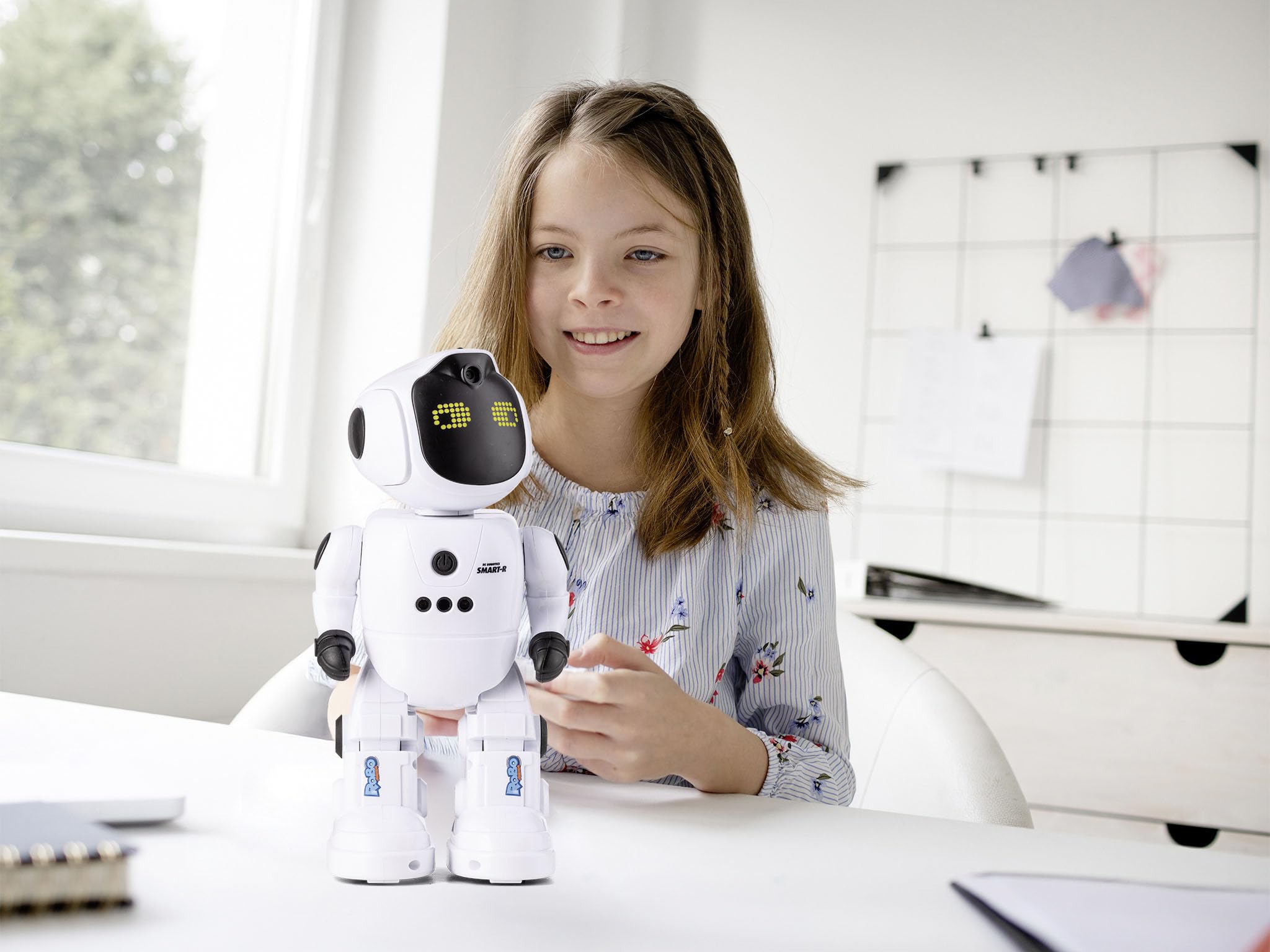 Revell Control RC Robot Smart-R Con animazioni facciali a LED, Funzioni touch interattive con musica ed effetti sonori