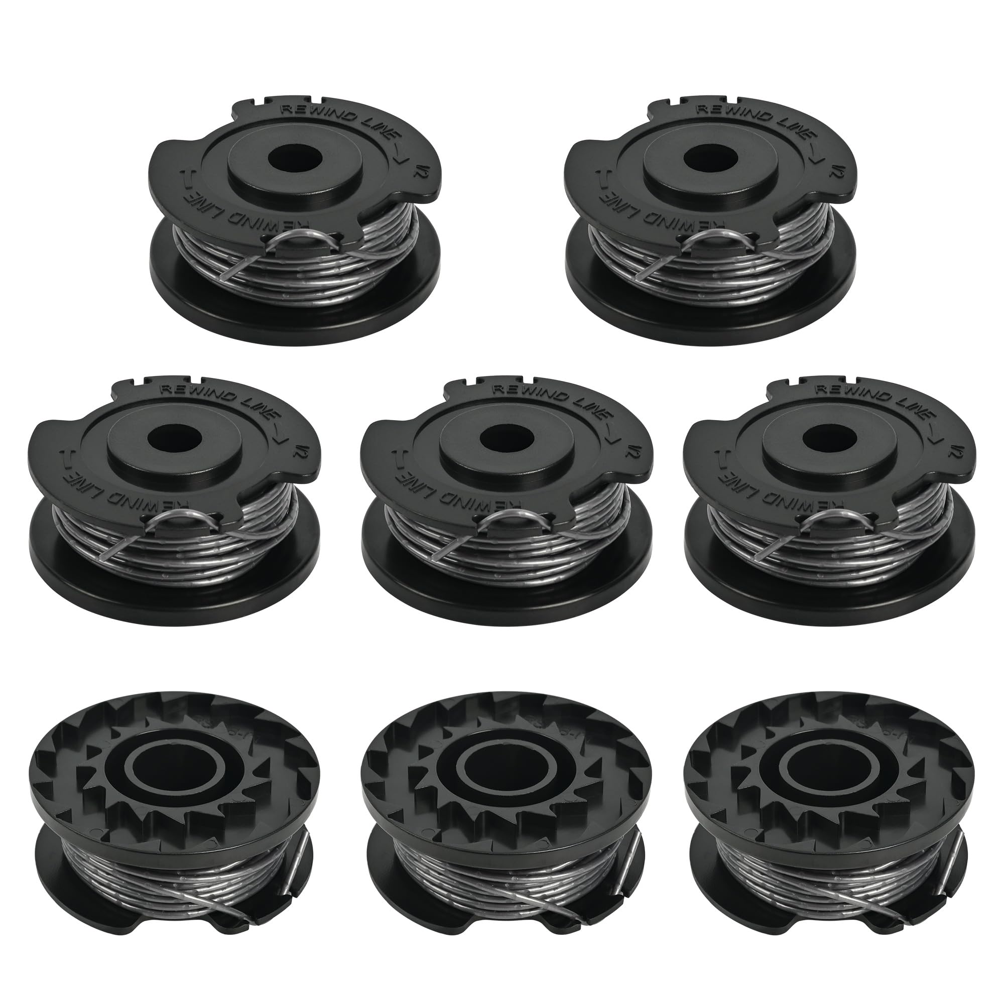 Hilo Desbrozadora para Bosch EasyGrassCut Cortabordes, 8 Carretes