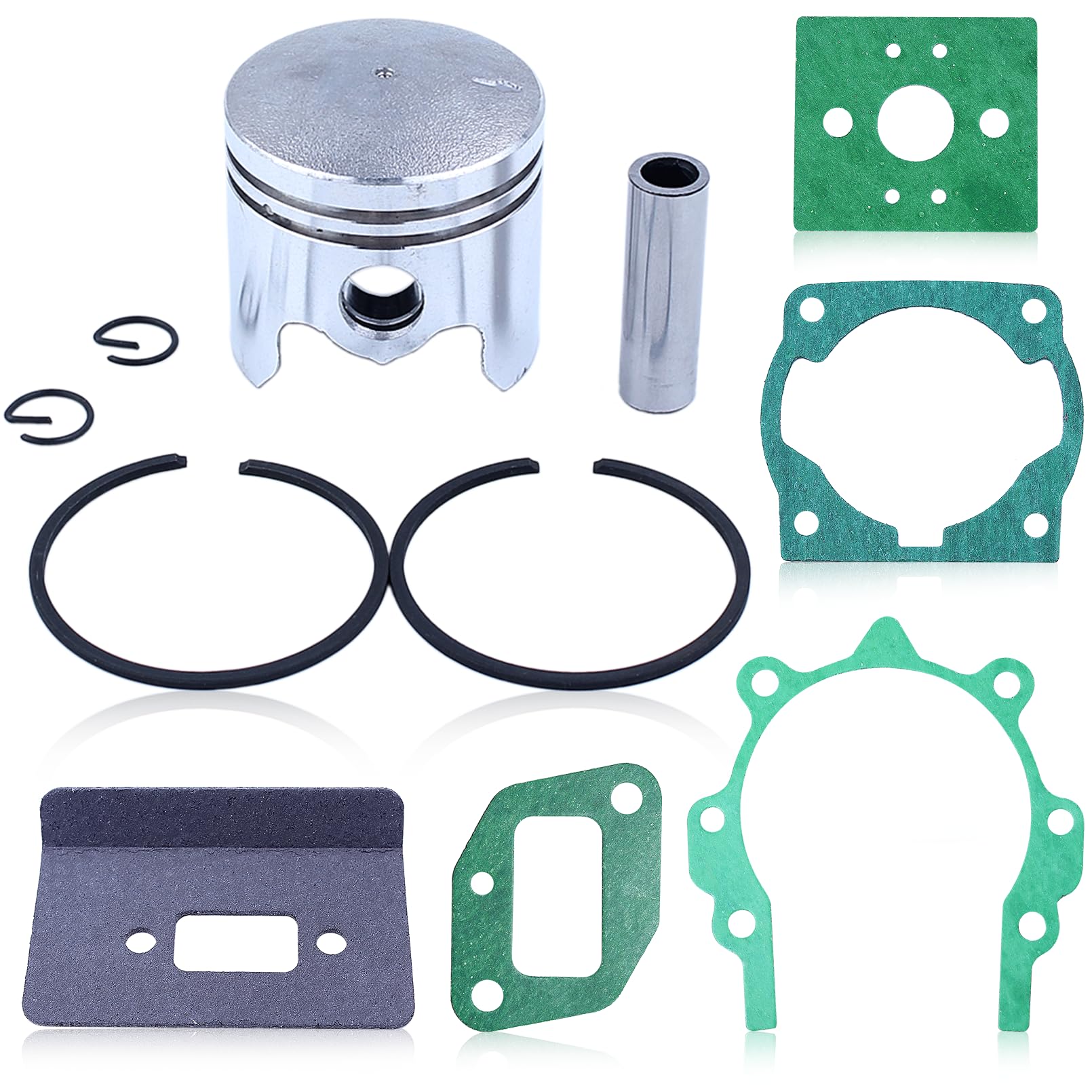 40 mm Kit de Pistón para 40-5 43Cc Bc430 CG430 1E40F-5 Mitsubishi Tl43 motores, con juego de juntas, repuestos para desbrozadora/cortabordes